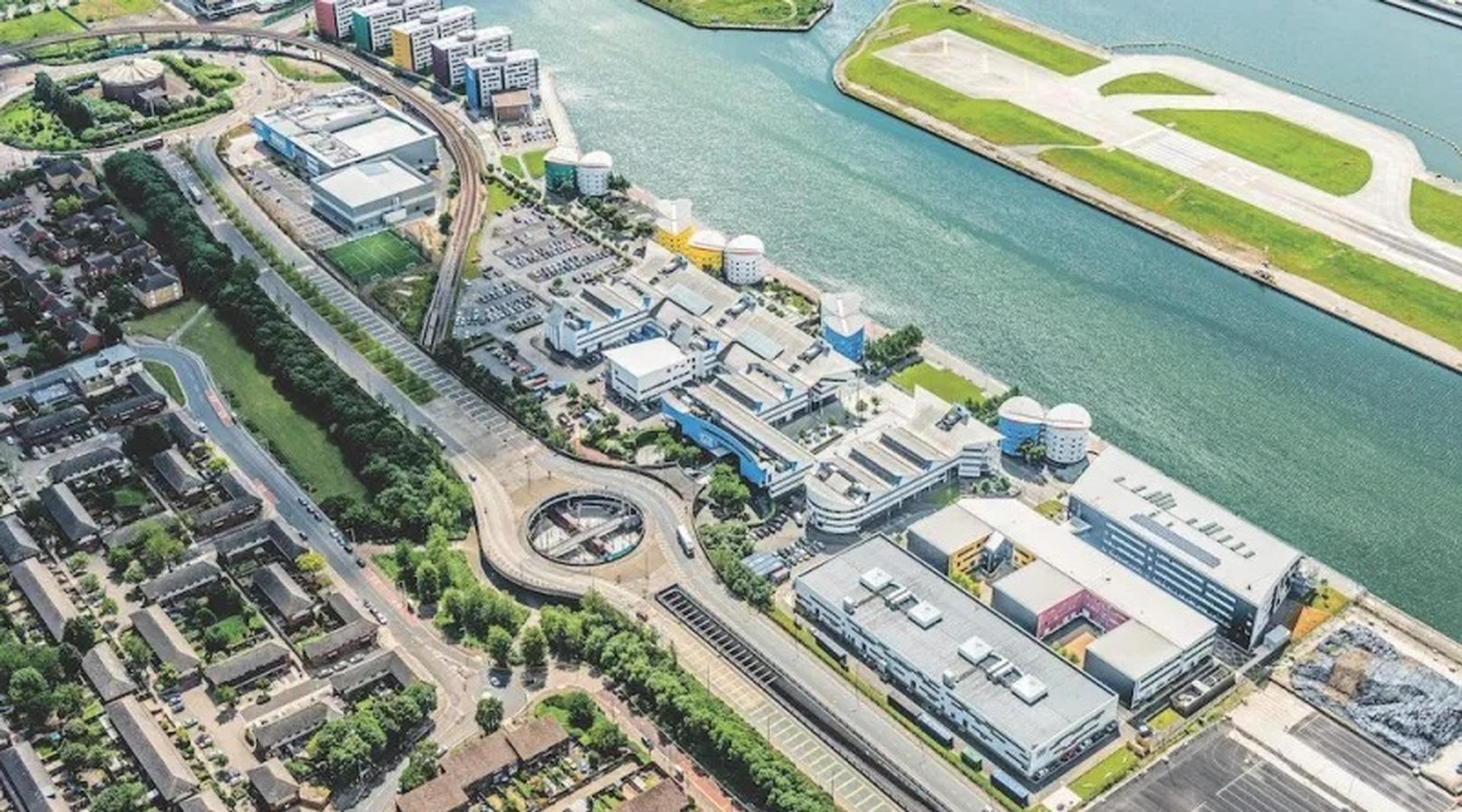 The University of East London`s Docklands campus
