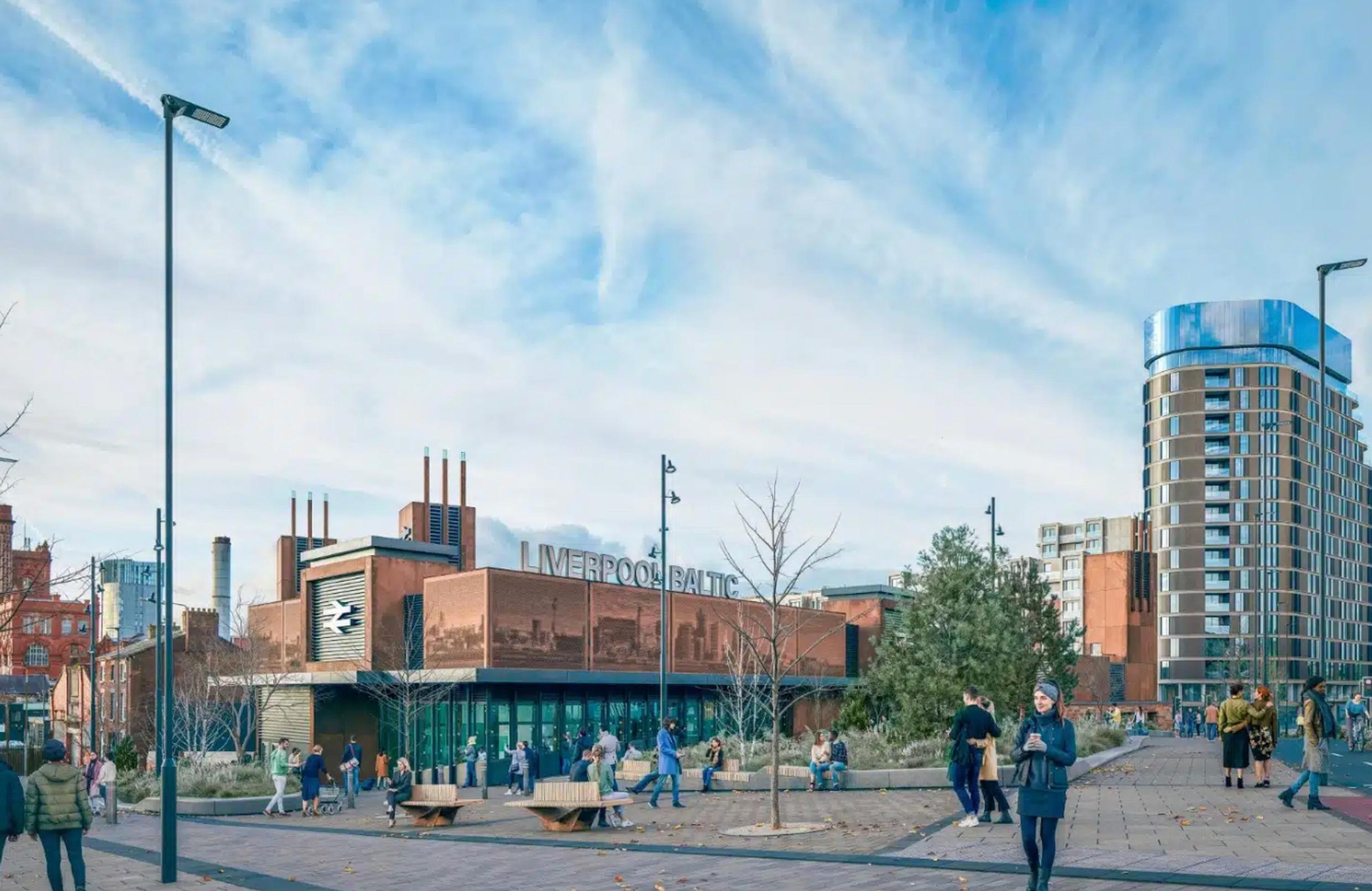 Liverpool Baltic is the first of four new stations in the city region due to open by the of 2027
