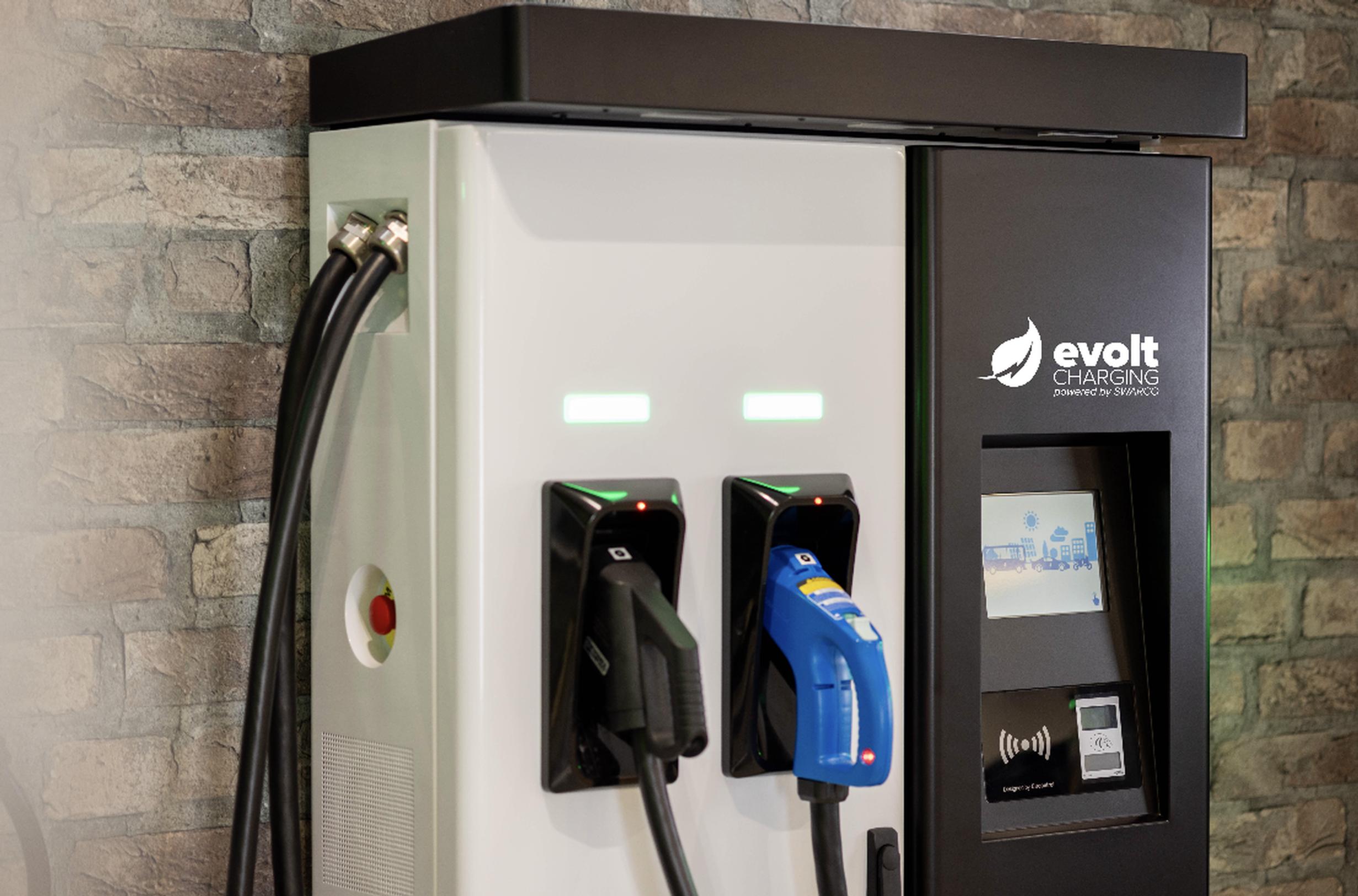 An Evolt rapid charger