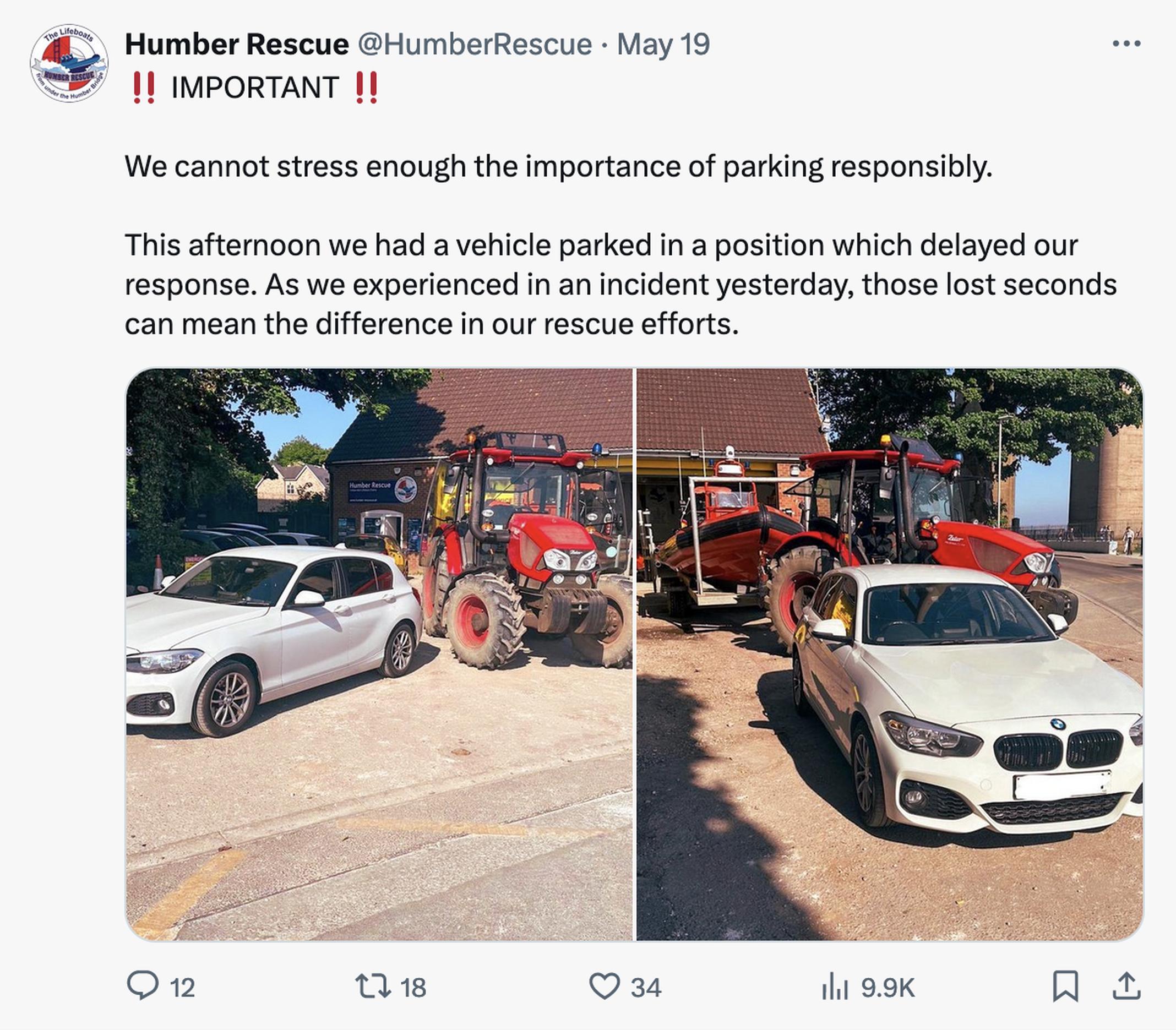 Humber Rescue`s tweet
