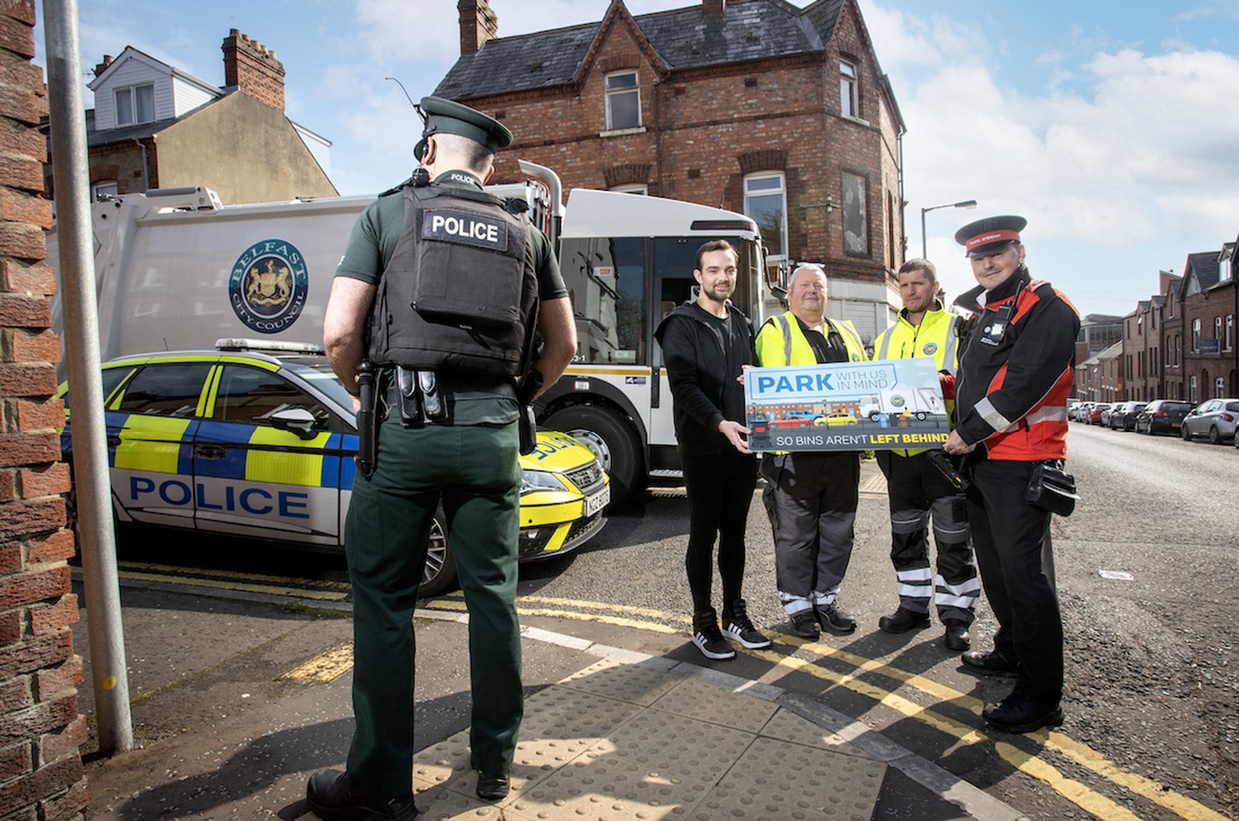 Launching the crackdown on obstructive parking in Belfast
