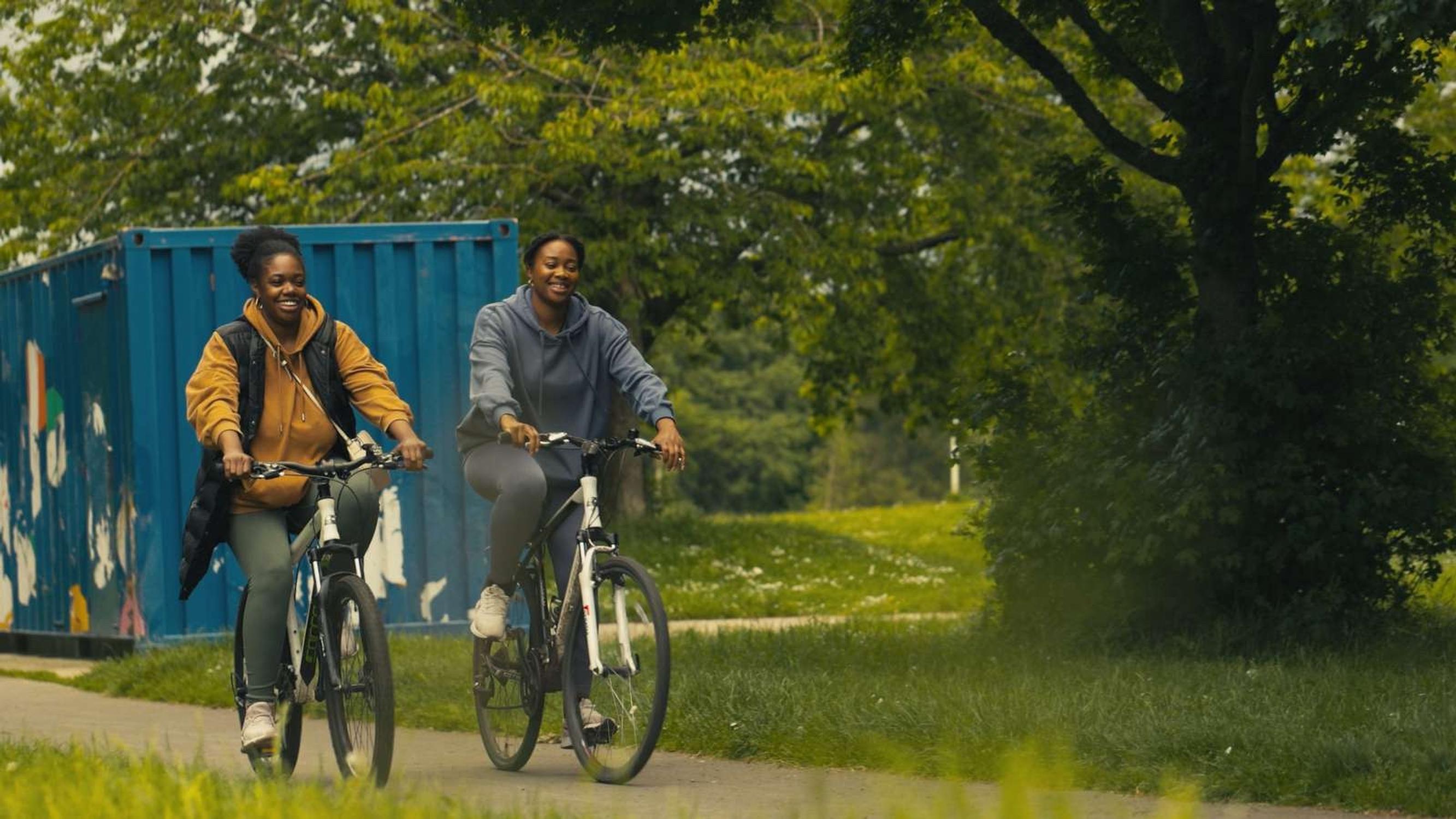A still from Cycling UK’s new film highlighting the benefits of cycling