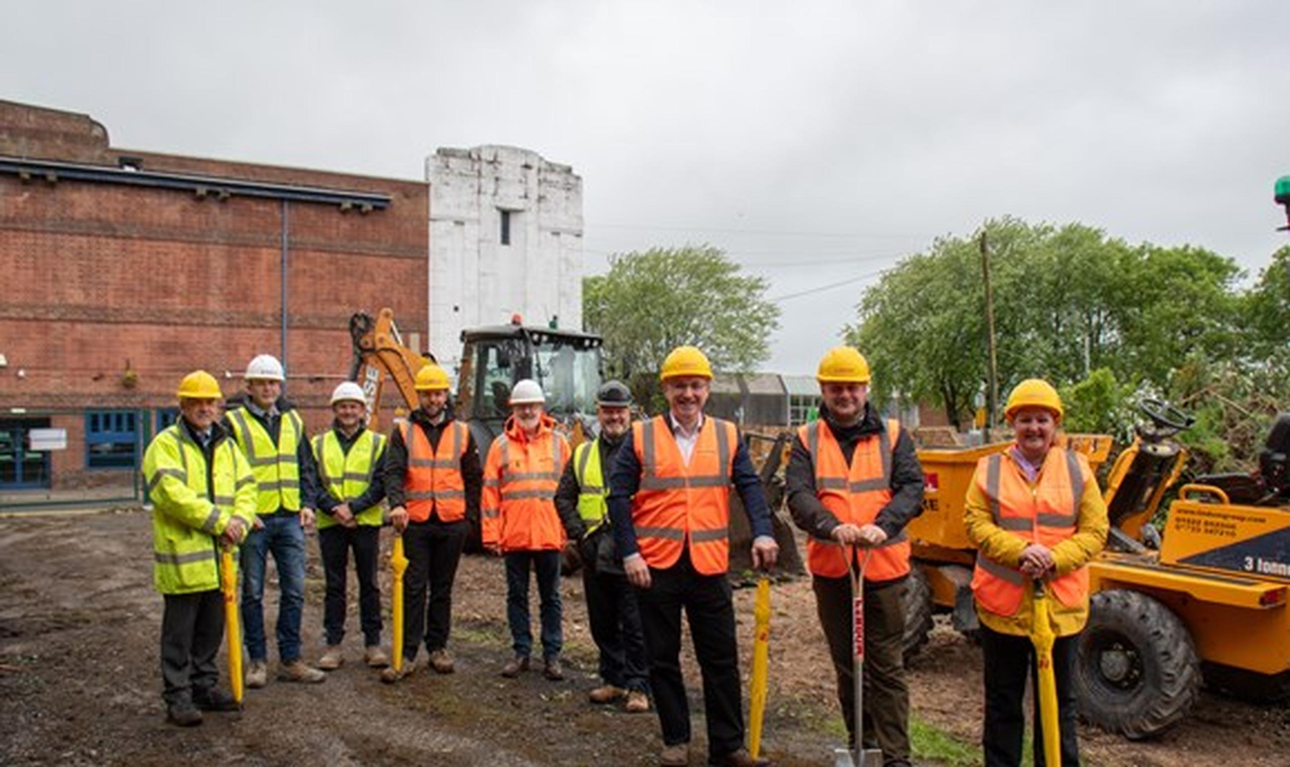 Breaking ground at Fox Street