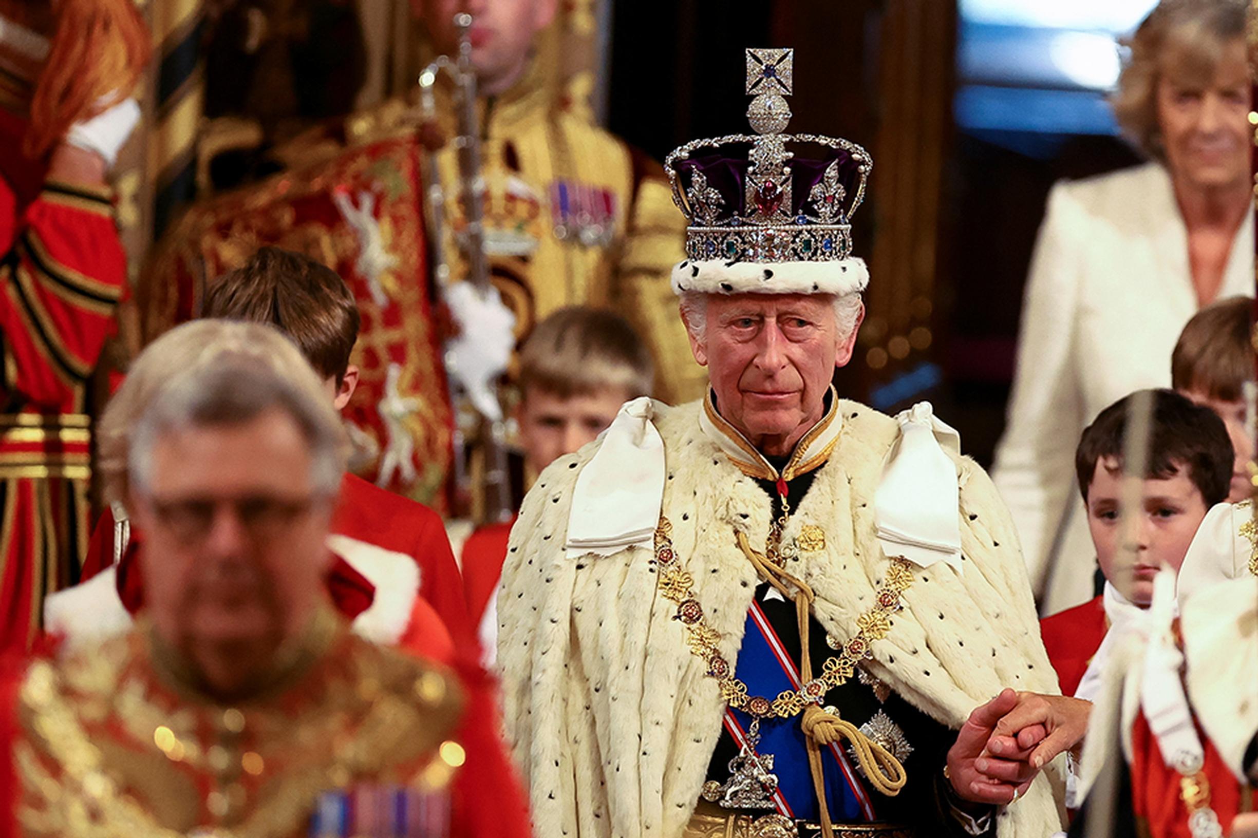 King Charles III in Parliament