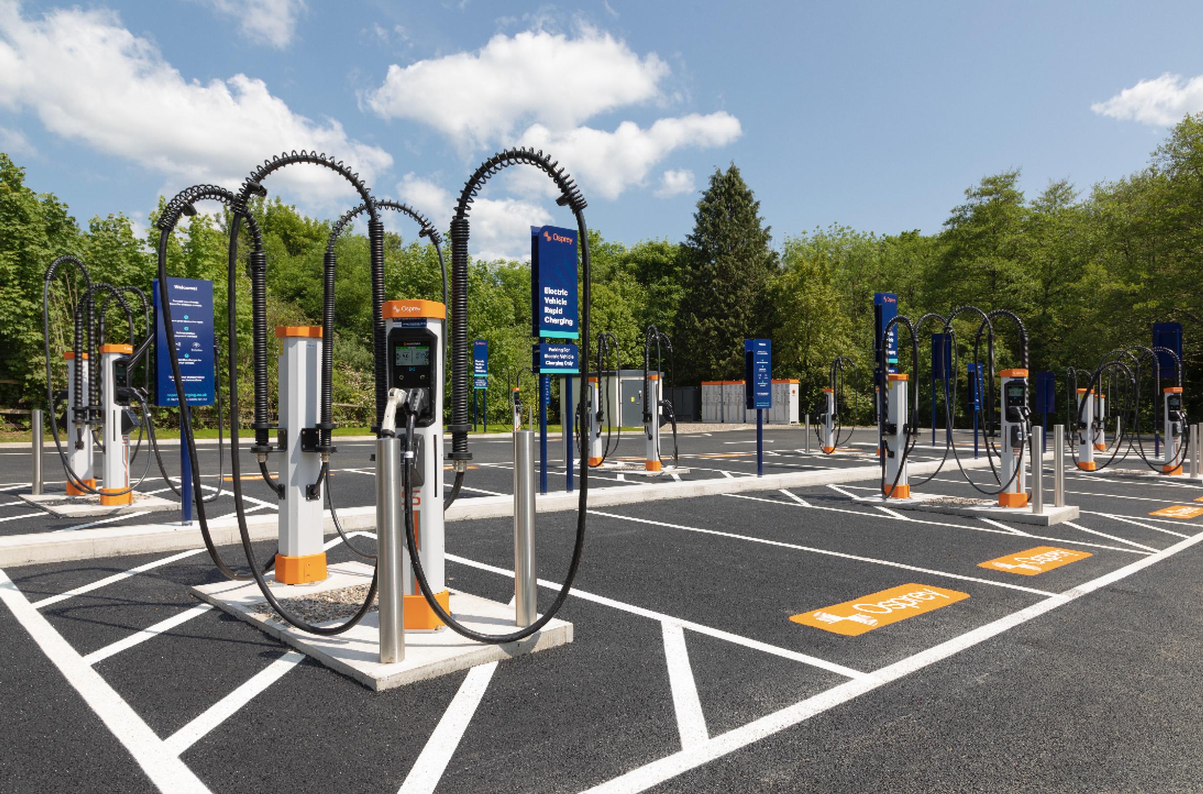 An Osprey charging hub