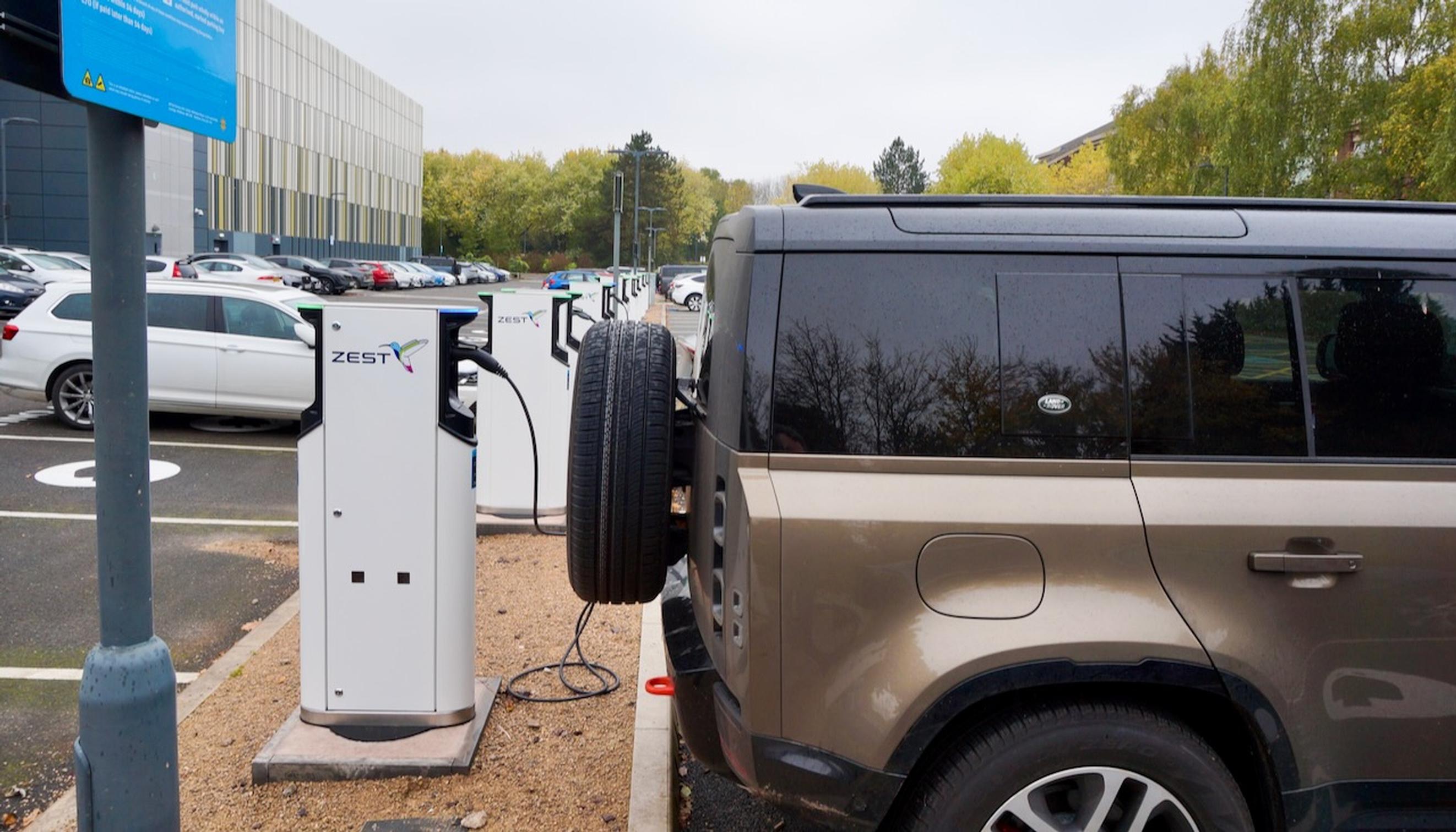 A Zest charger at the University of Warwick