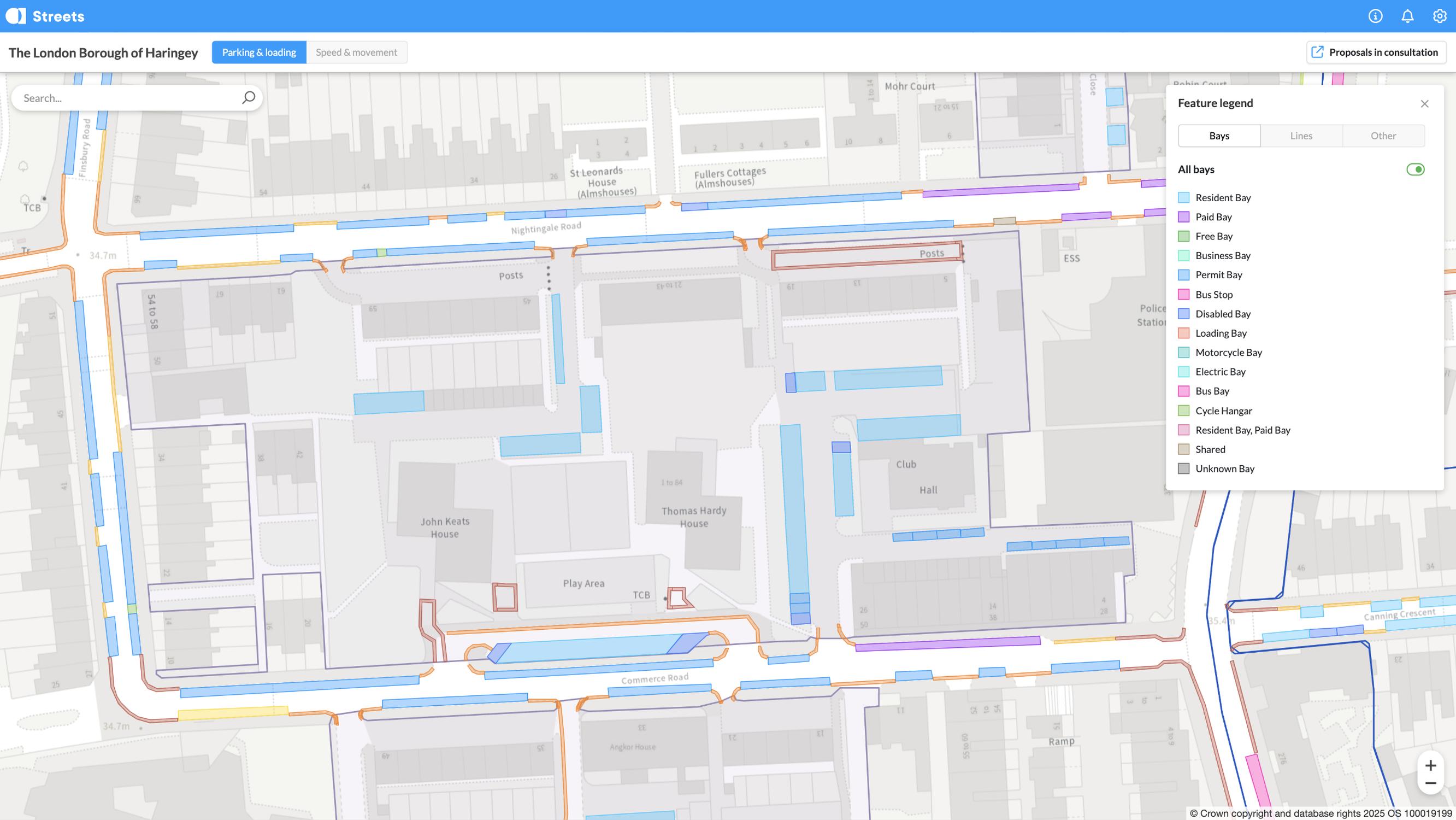 AppyWay Off-Street Module Estates vuew