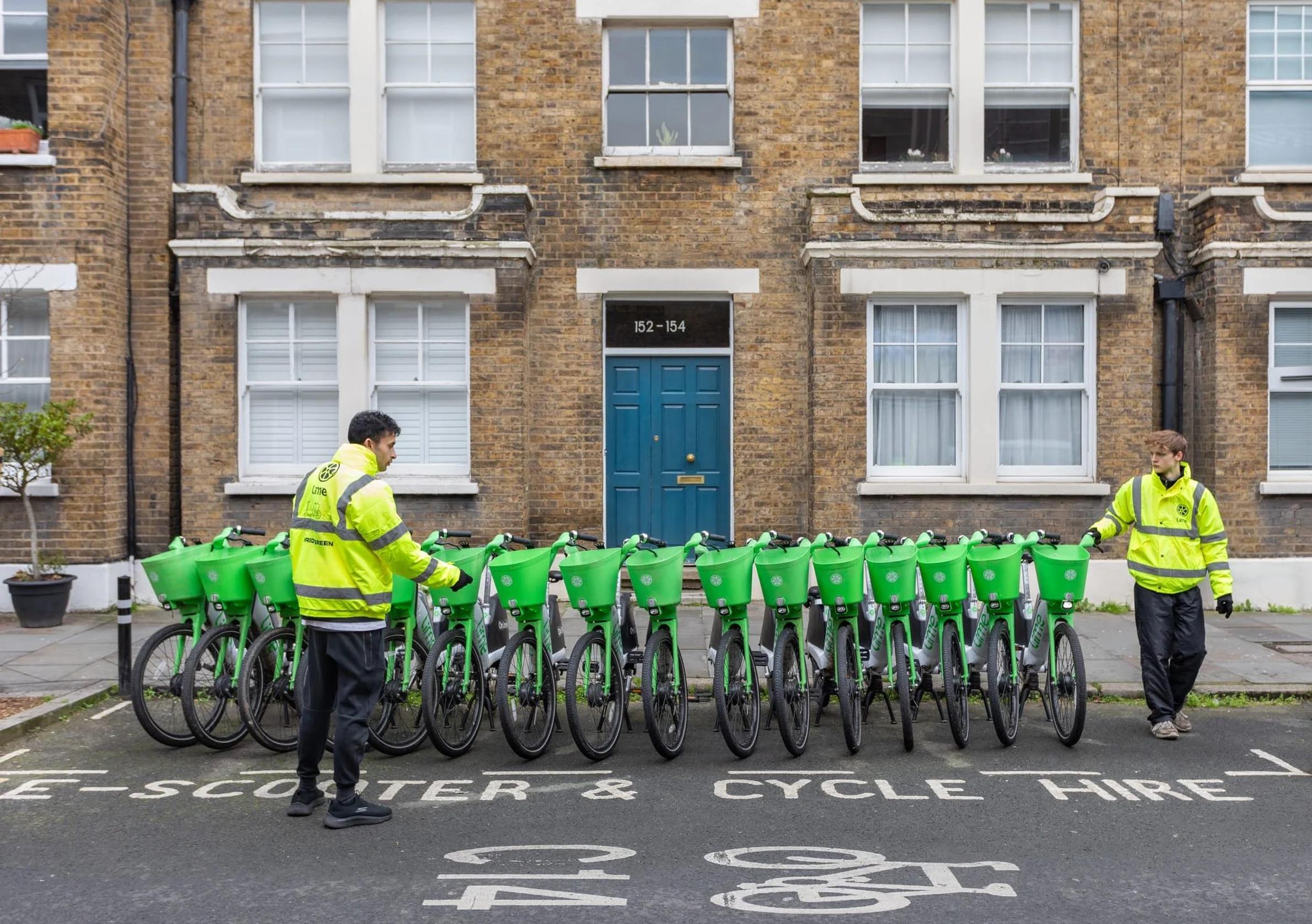 Lime said its on-street team in London is grow to more than 400, a rise of 60%