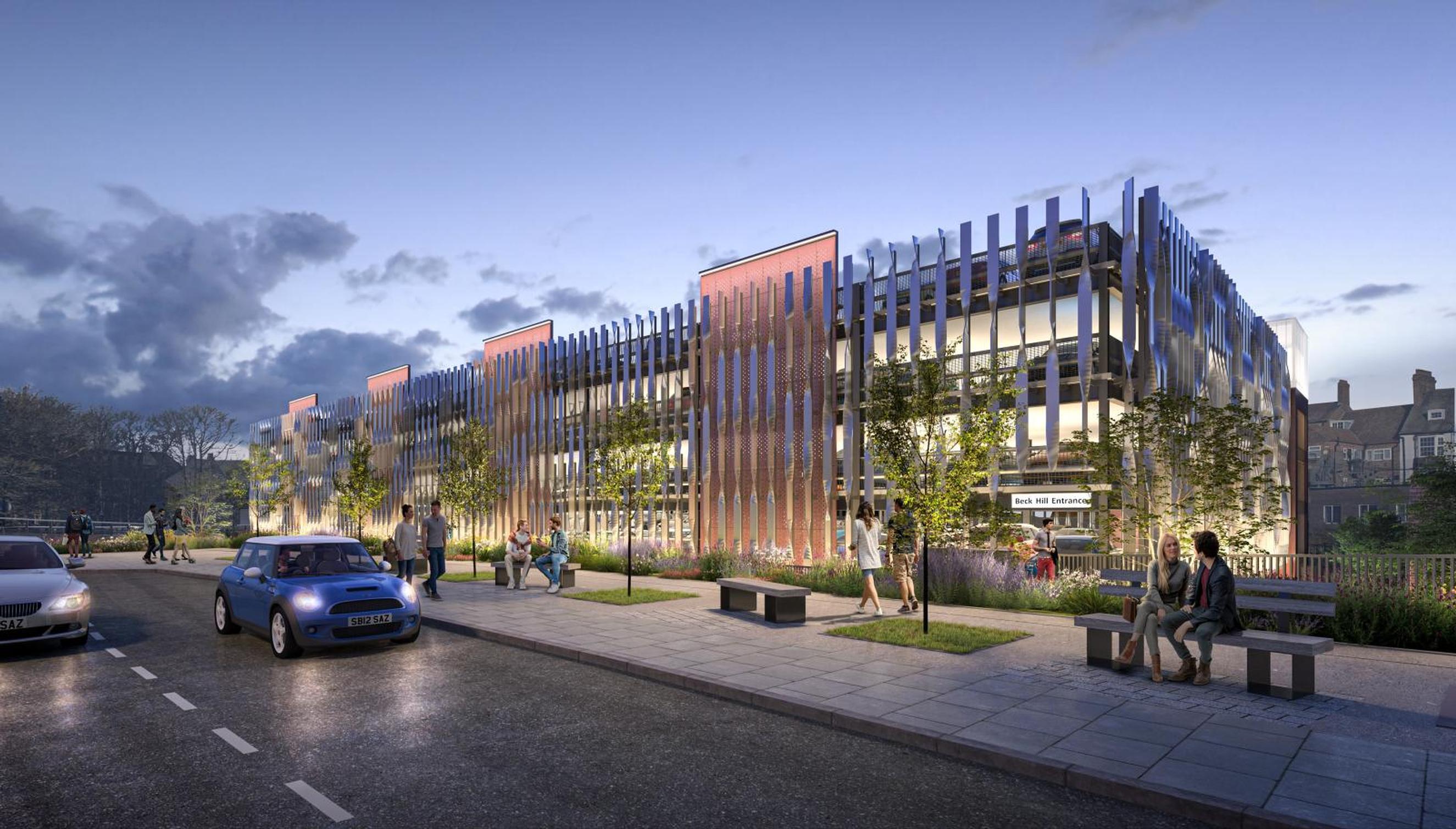 Design for the Beck Hill car park