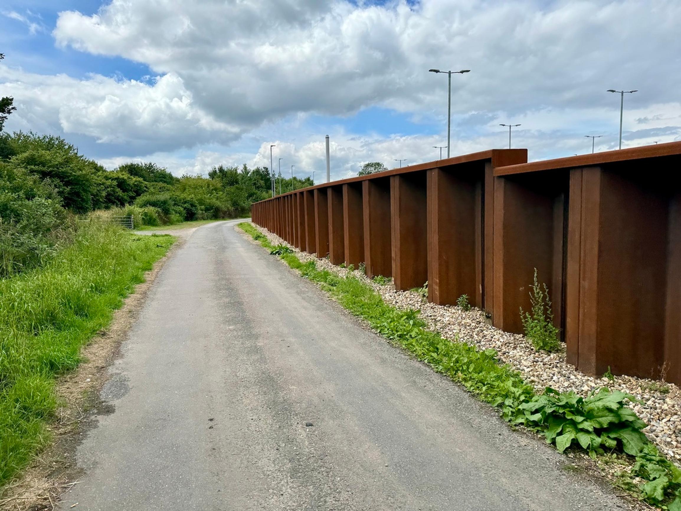The car park wall (The Dedham Vale Society)