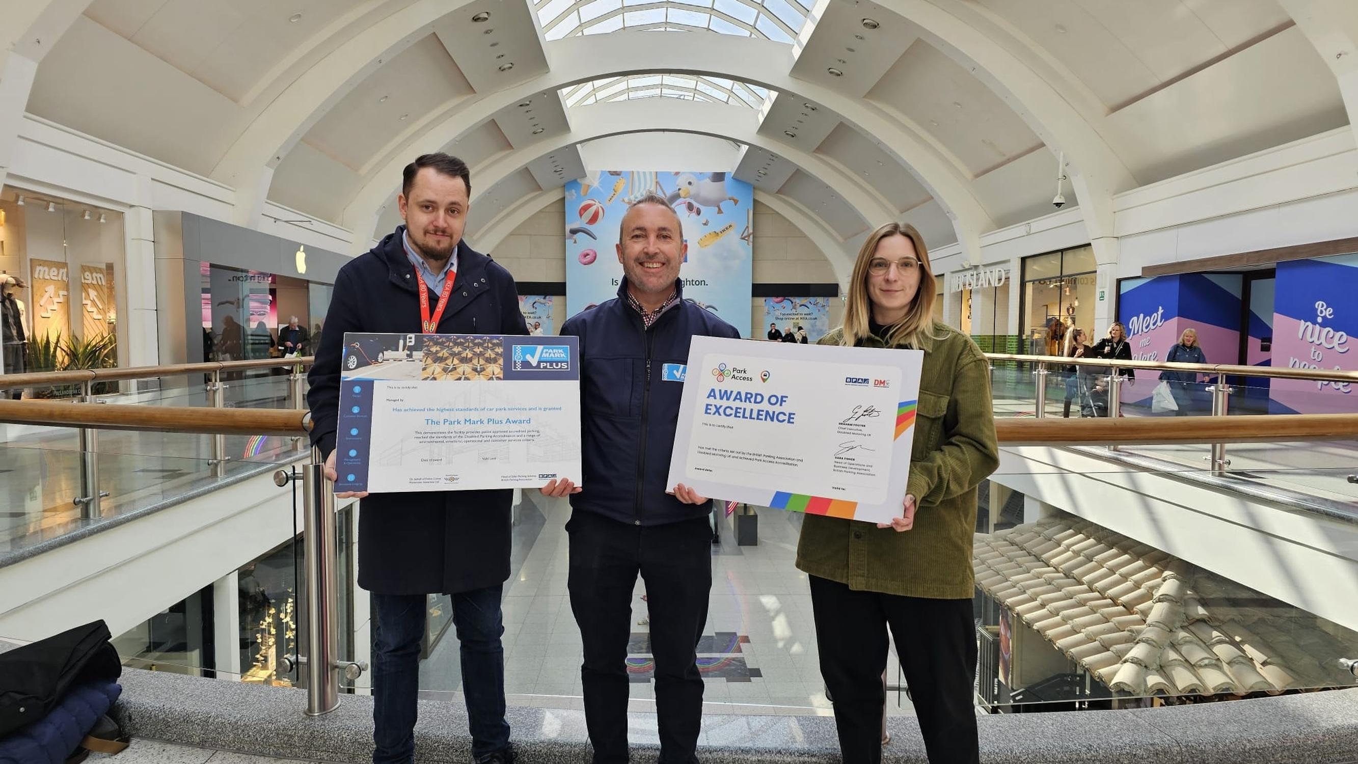 Brighton Churchill Square receives Park Mark