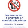 TfL bans non-folded e-bikes on London's transport network