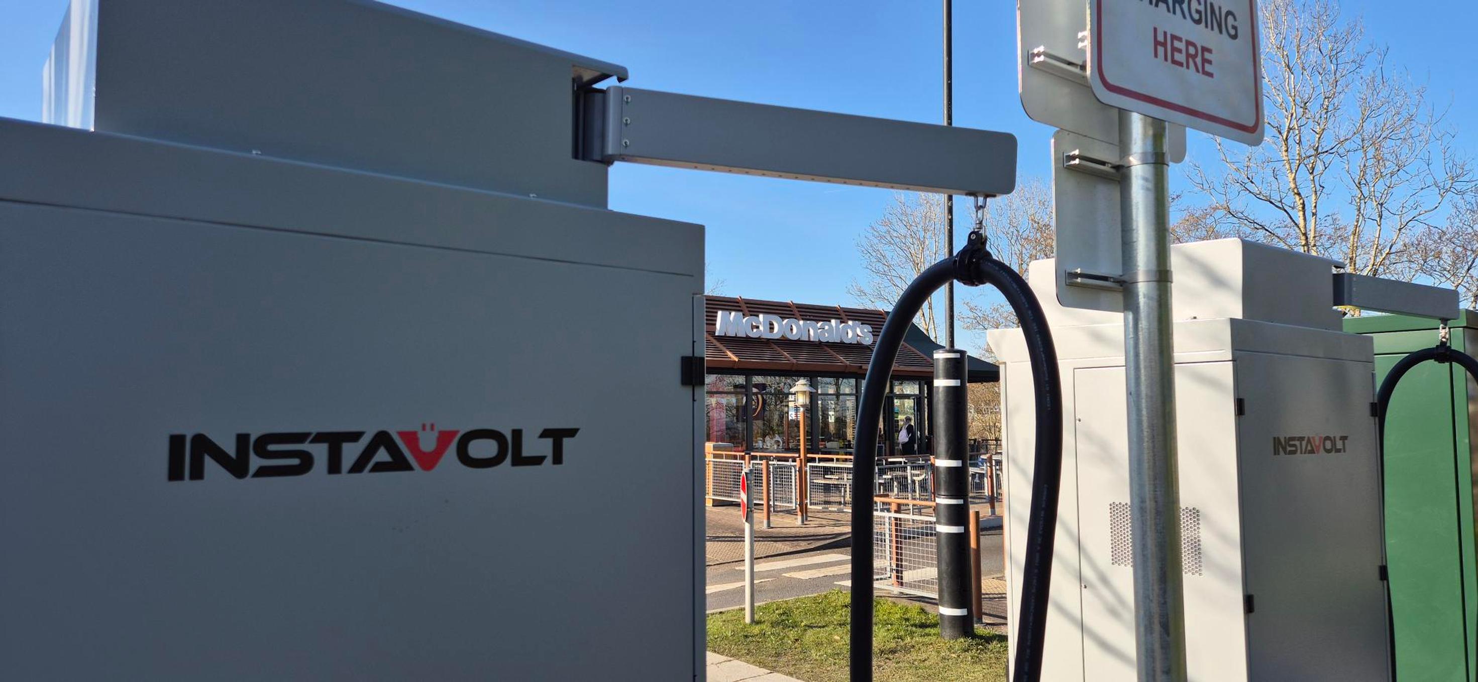 An InstaVolt charger