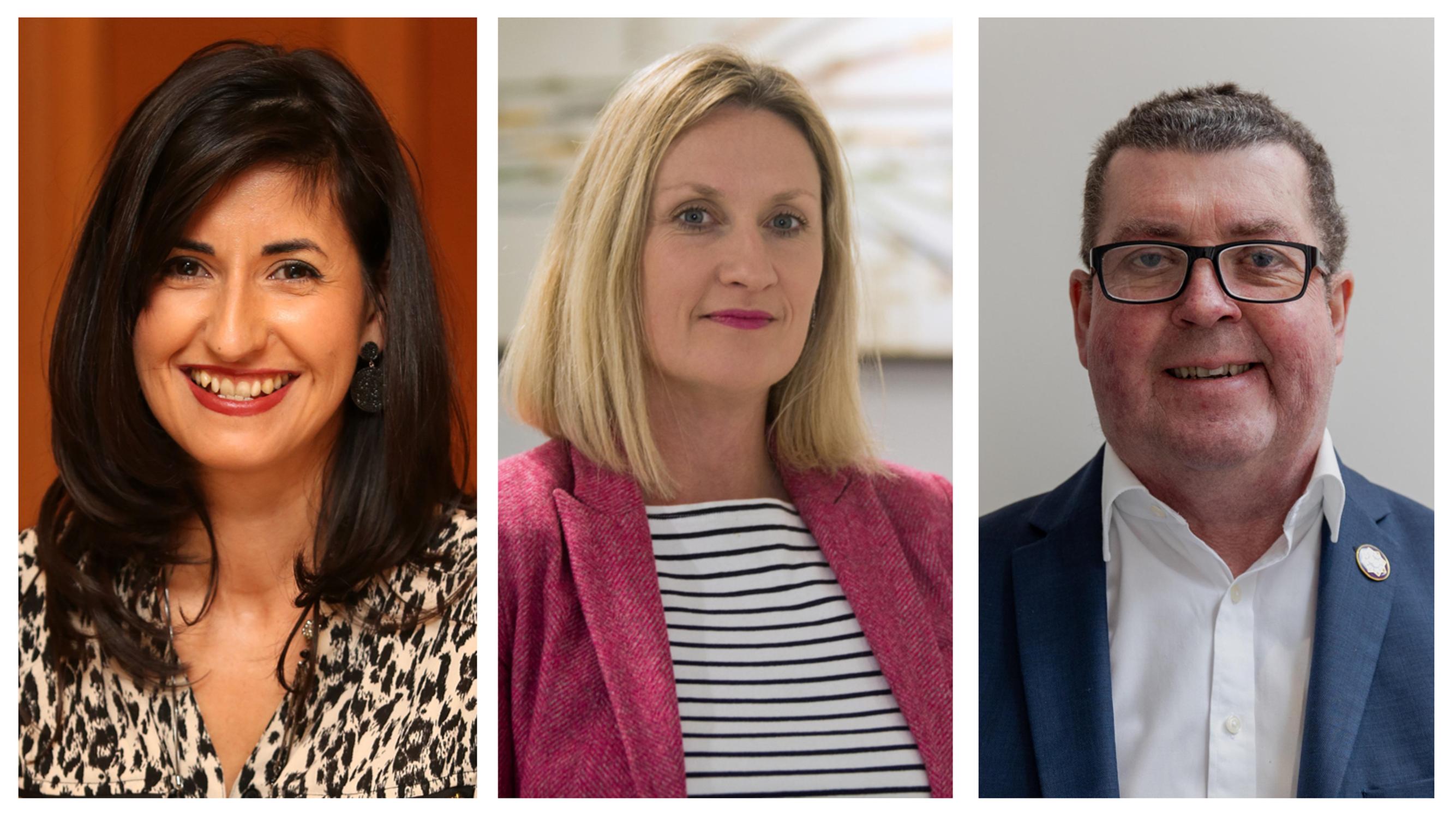 Antoinette Irvine, Anna-Jane Hunter and Austin Birks