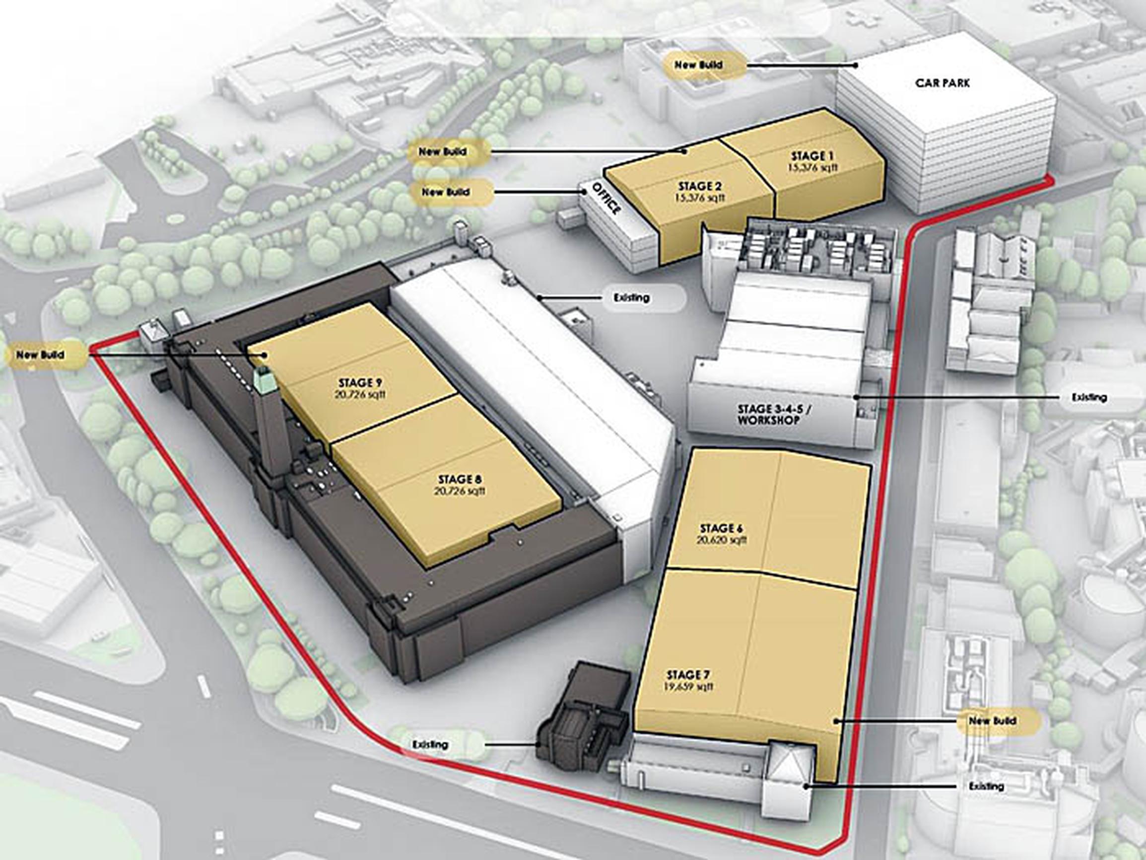 The Vynl Factory`s plan for The Gilette Factory site includes a new MSCP