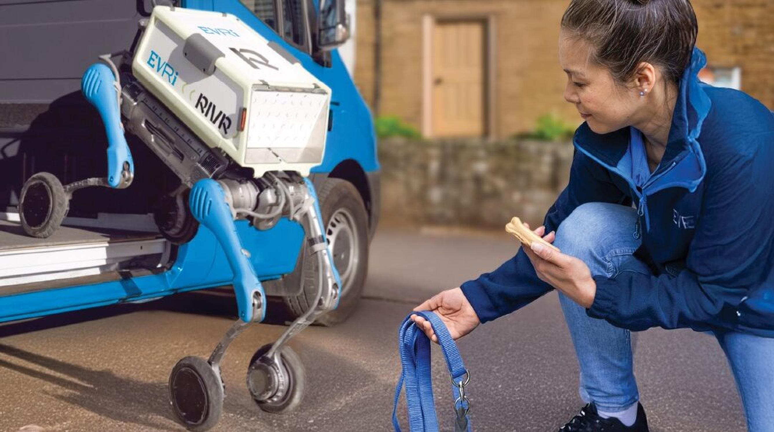 The canine robot will be able to carry parcels independently from the van