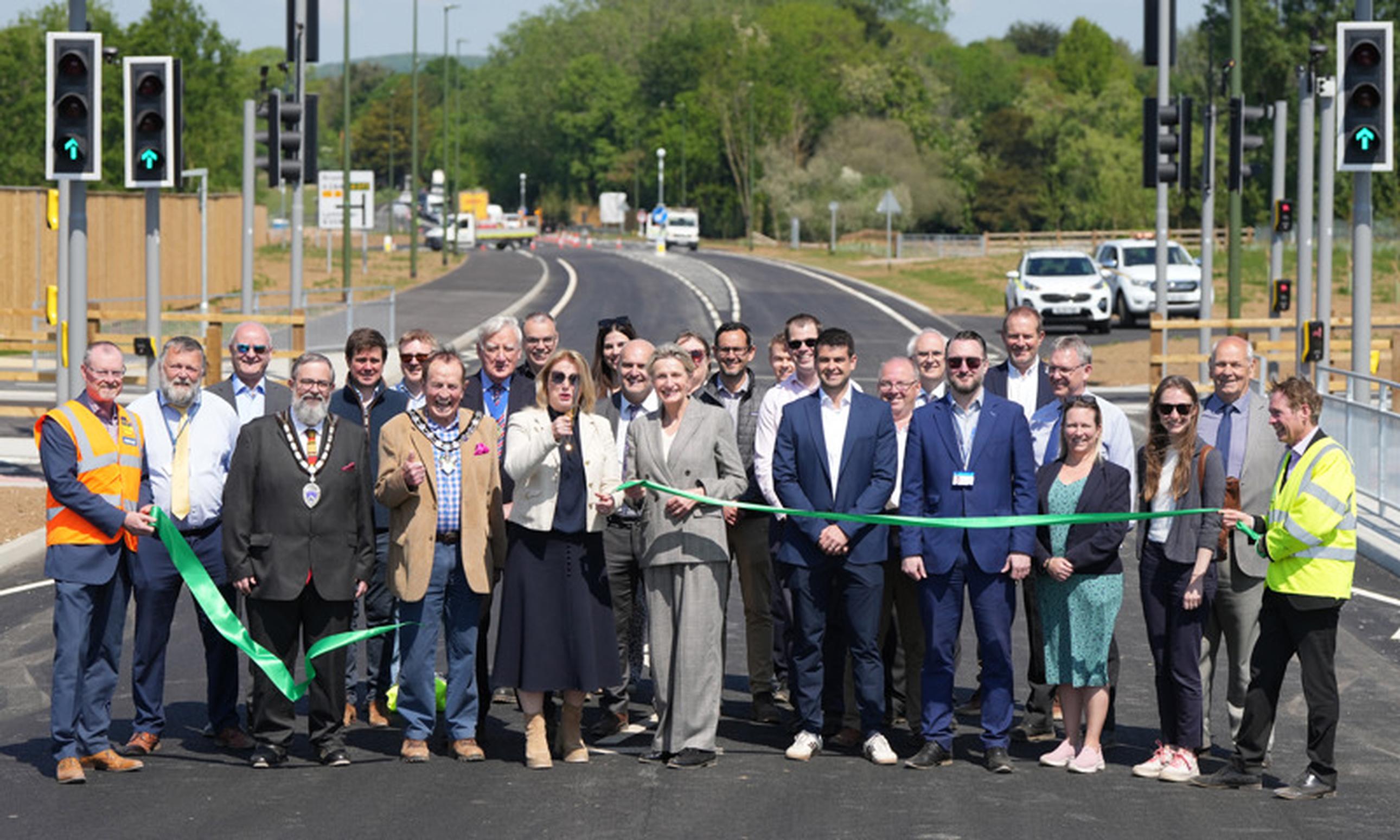 The Lyminster bypass in West Sussex opened in May, six months after delays caused by ‘wet weather’