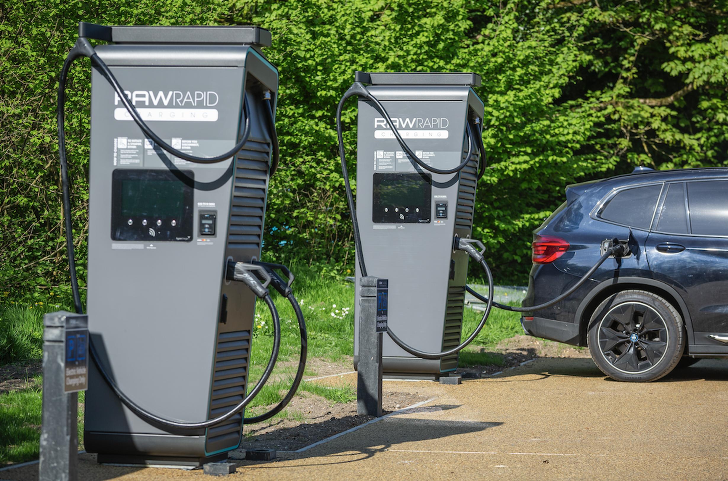 RAW Charging units at Stourhead
