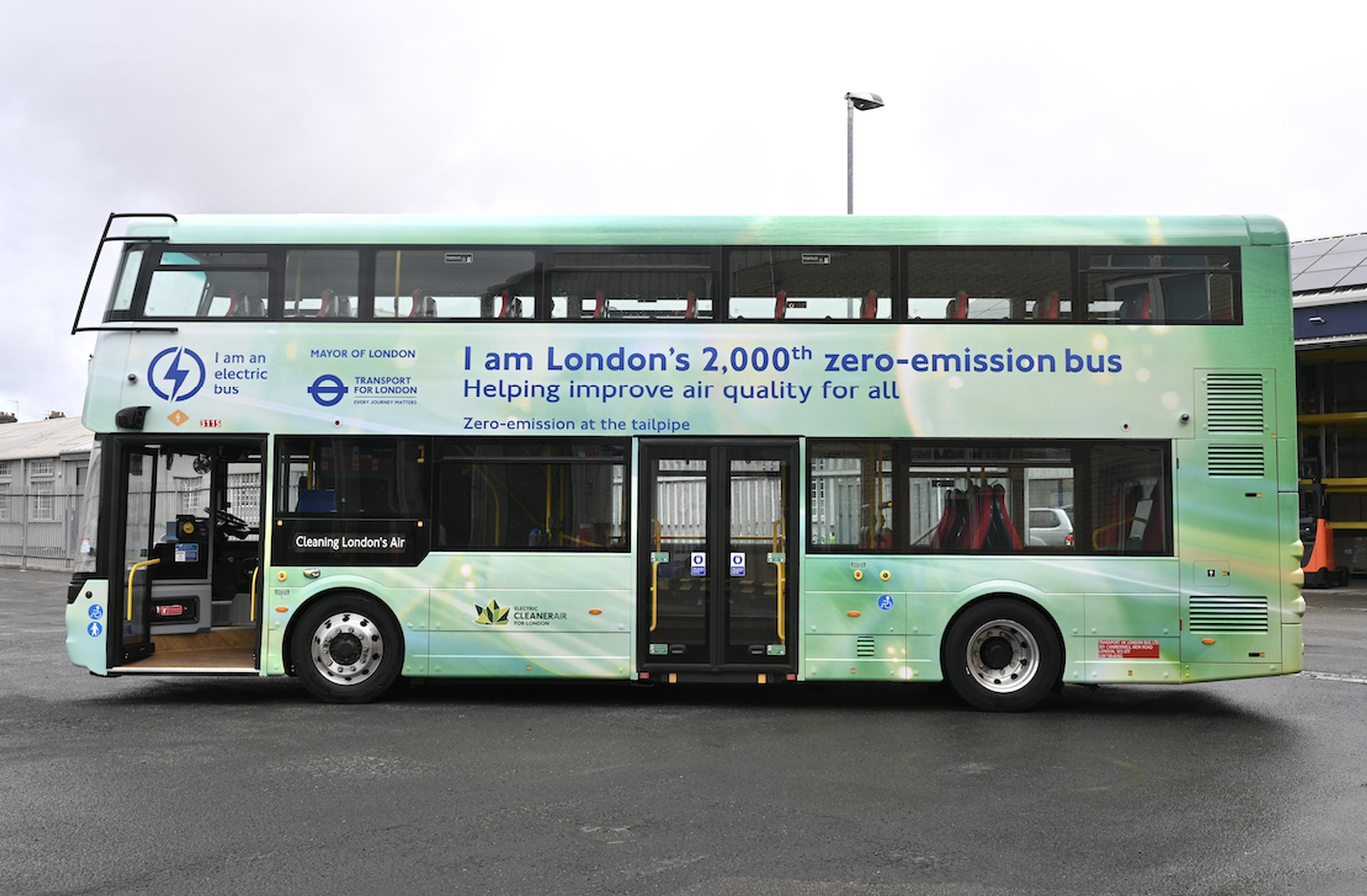 A low-emission Wrightbus operated by Transport UK