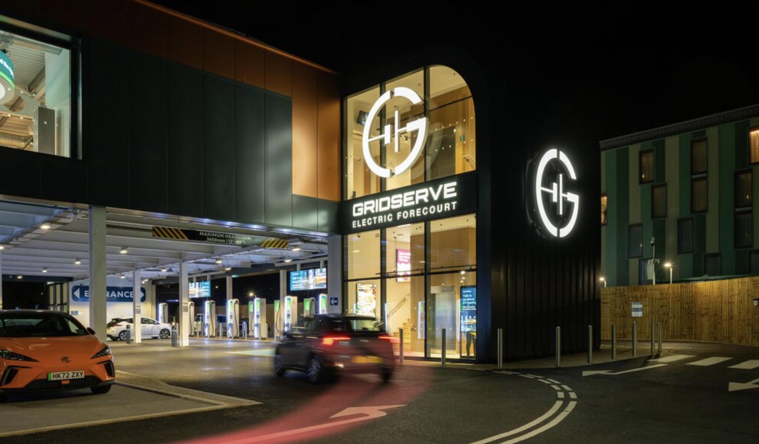 A GRIDSERVE Electric Forecourt