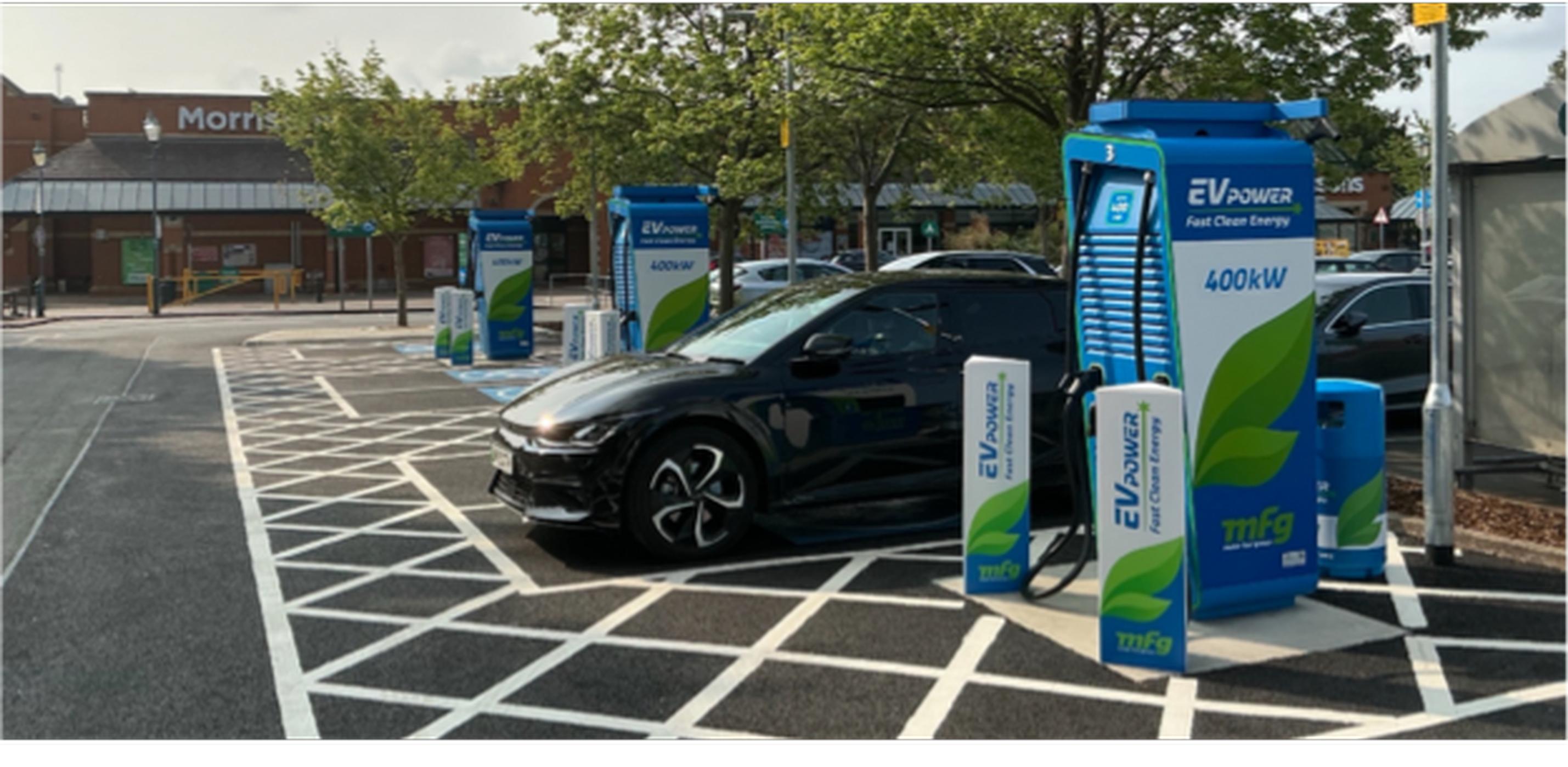 An MFG EV Power site