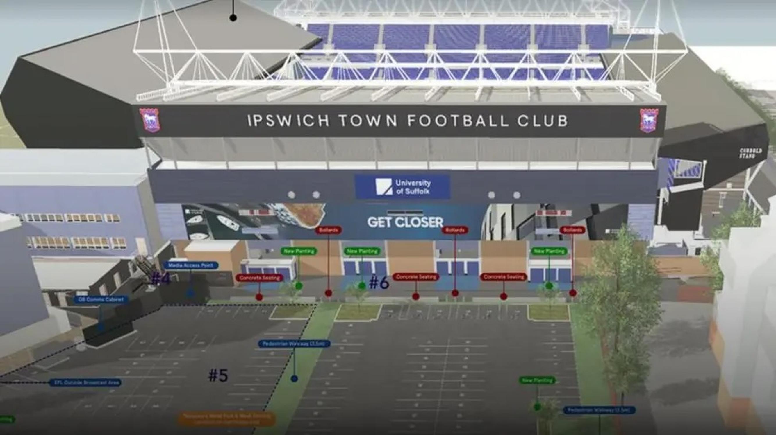 Design for the new car park