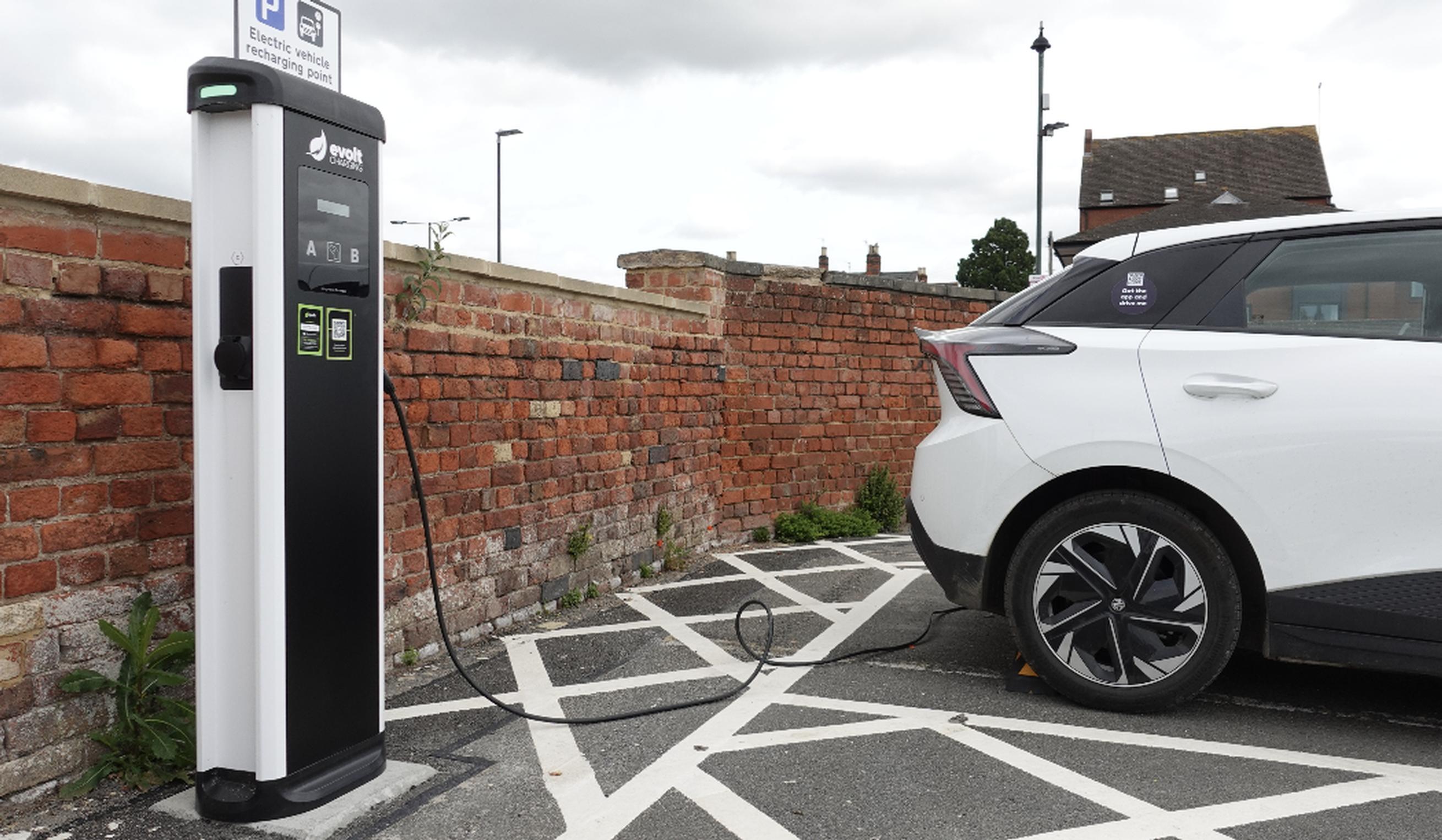 EV charging at a CADW destination