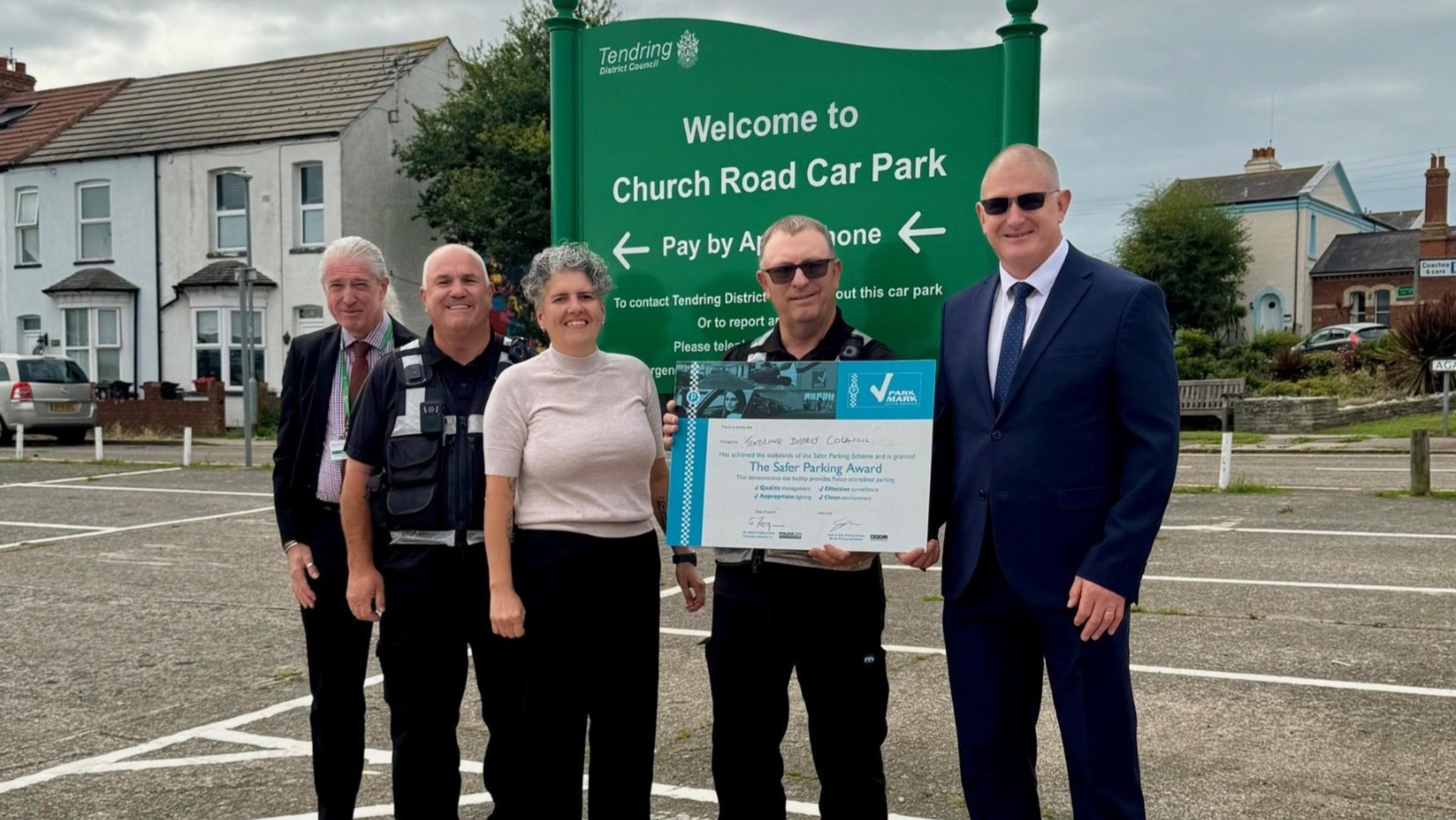 Tendring Borough Council supports the Park Mark scheme