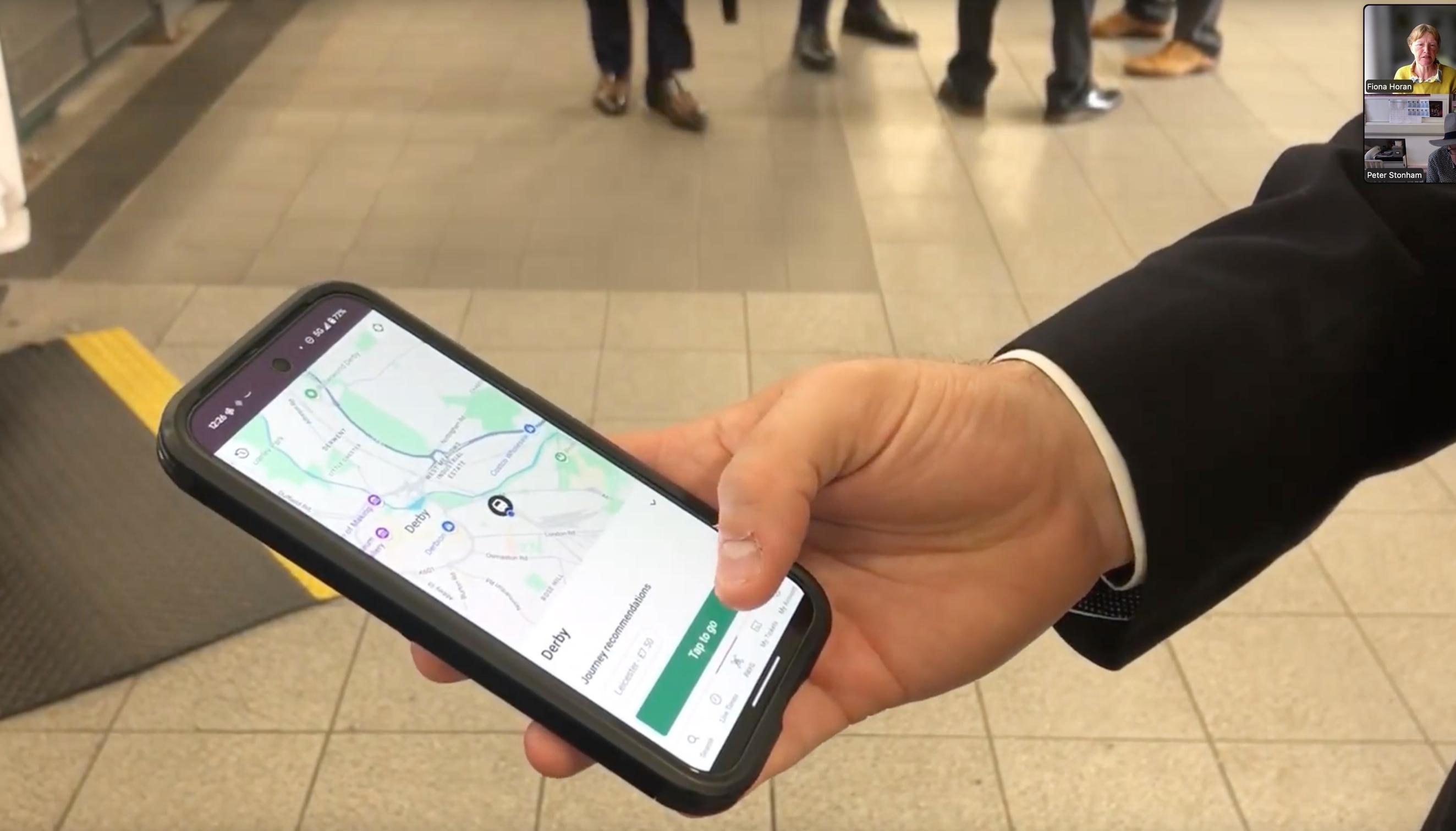 GPS journey-tracking phone app collects fares in new rail ticket technology trials