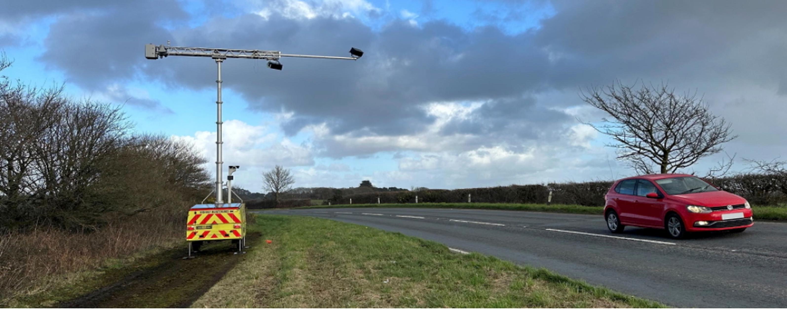The Heads-Up system is fitted on mobile trailers that are regularly moved around to monitor different sections of road