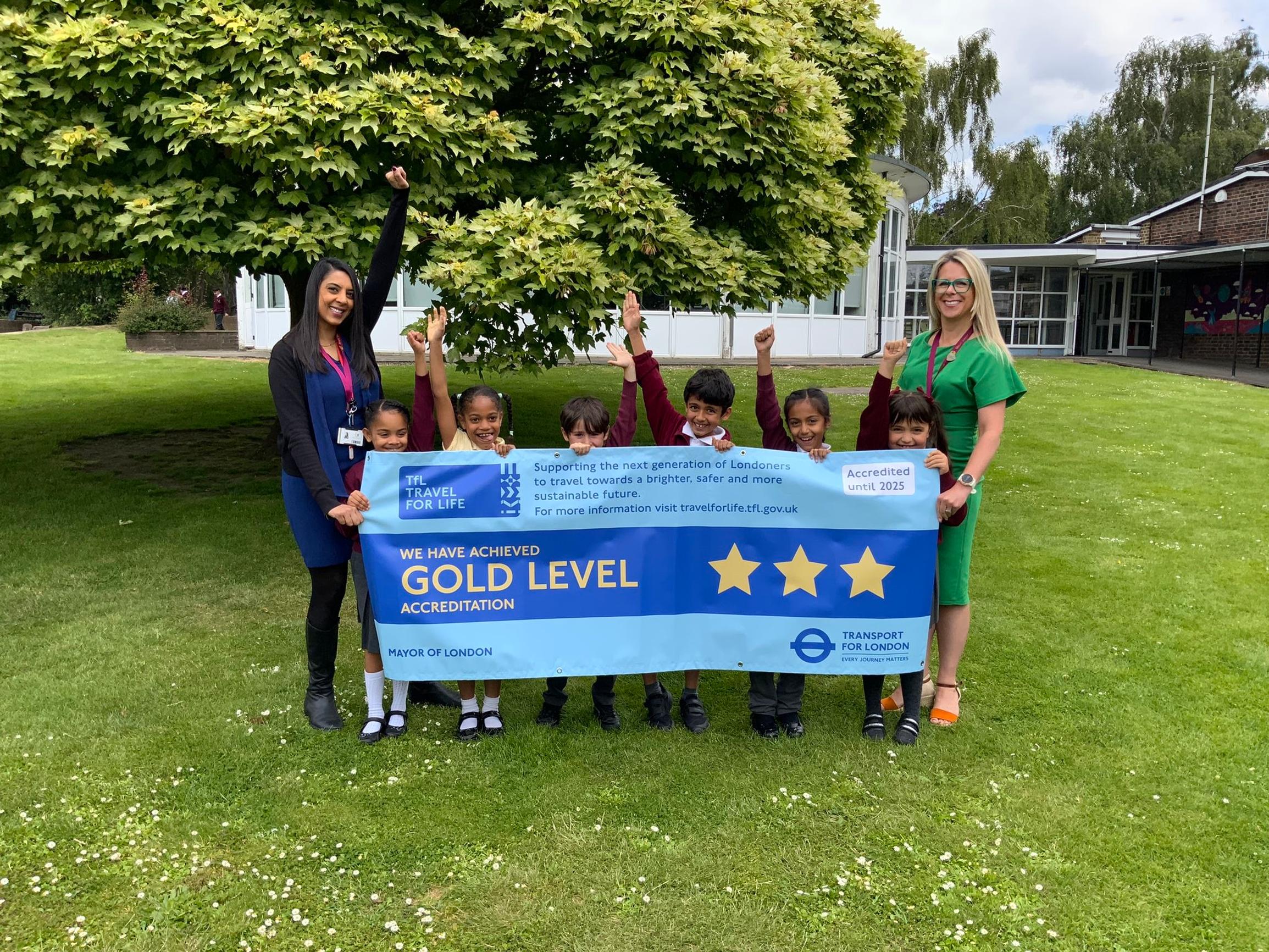 In Harrow the number of schools with Gold Accreditation went up from 12 to 27 schools