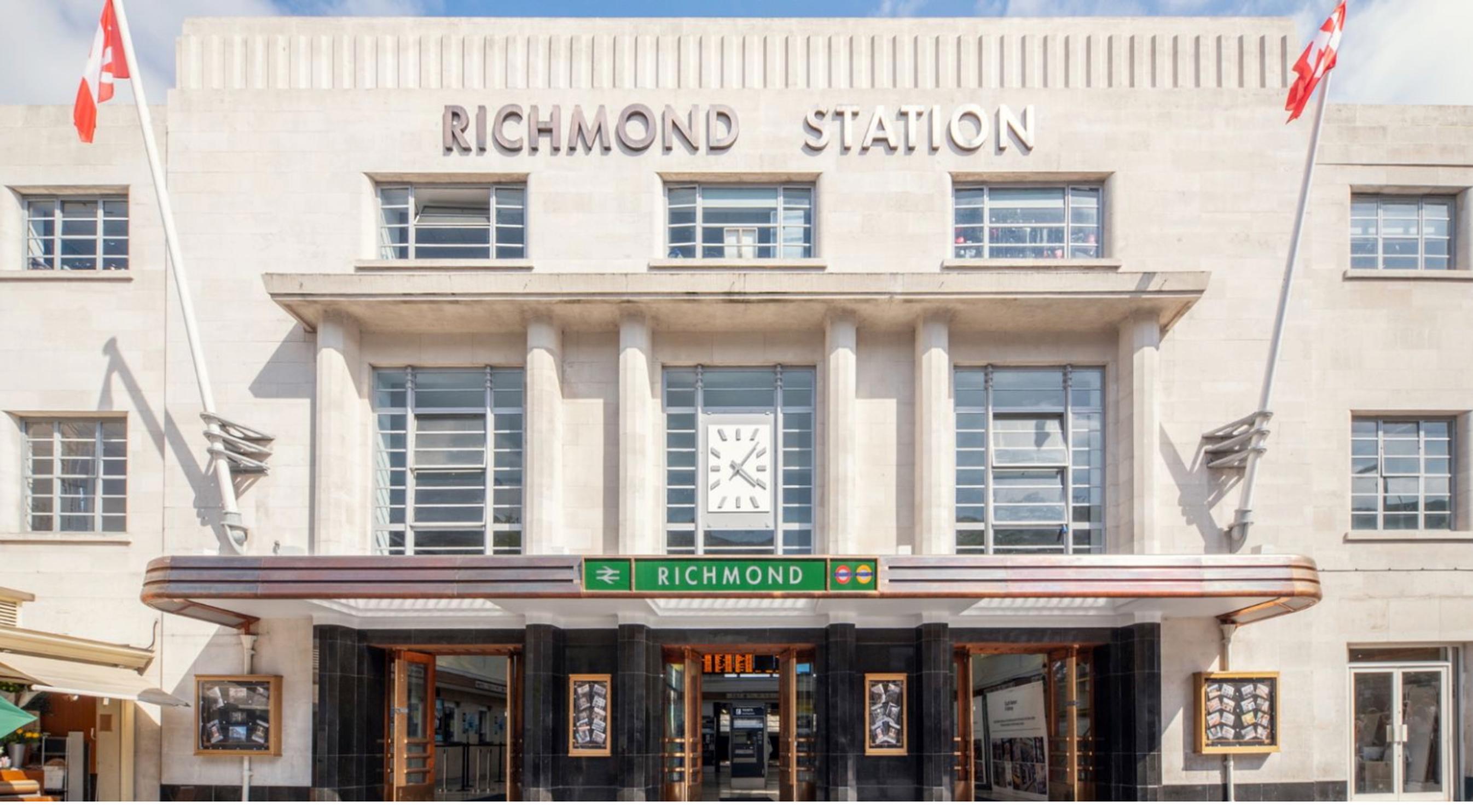 Richmond station’s restoration included the deep cleaning of the Portland stone exterior