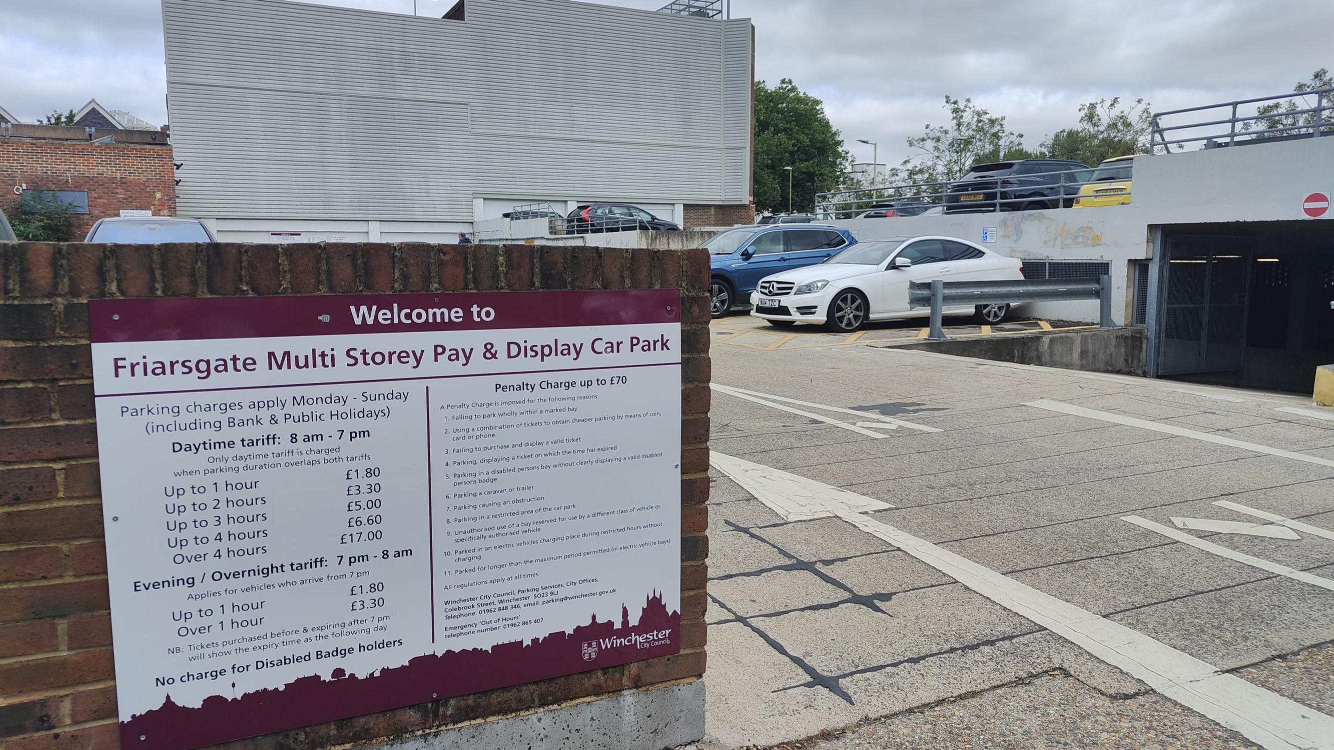 Parcel delivery hub to be trialled in Winchester car park