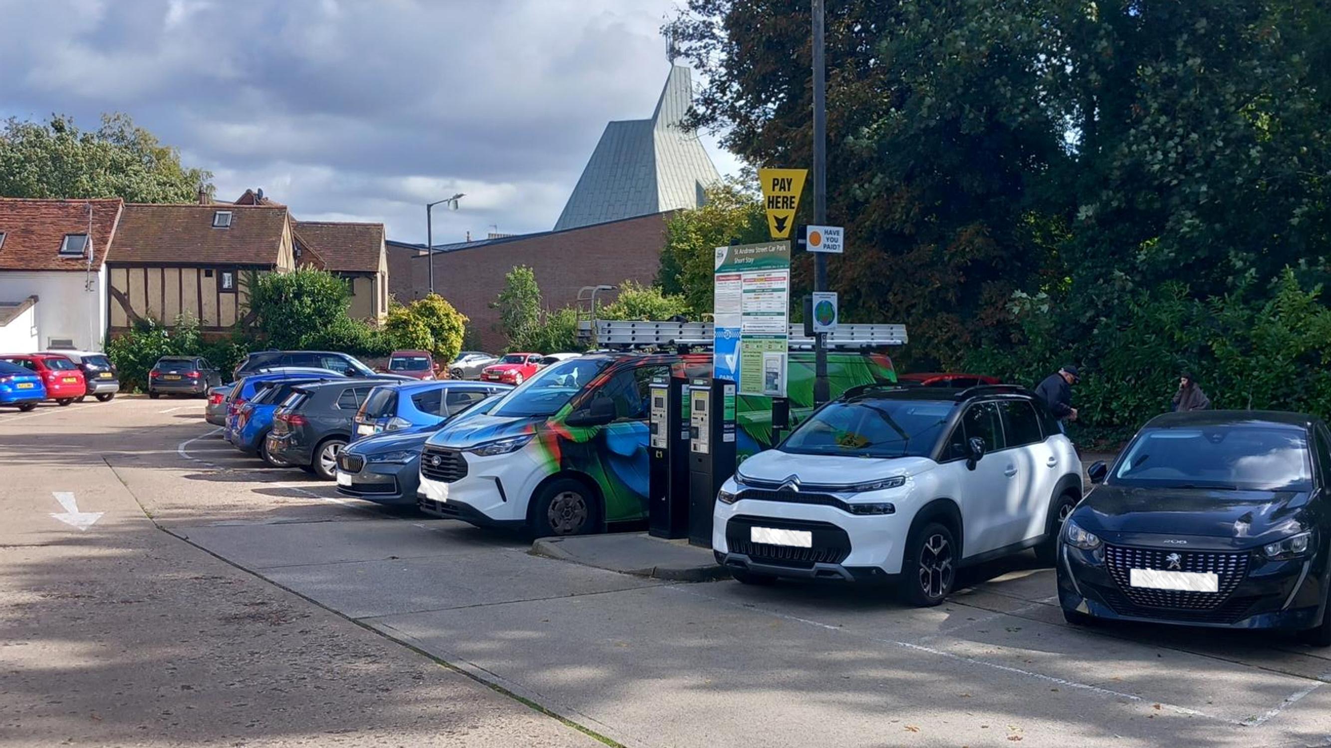 An East Herts council car park