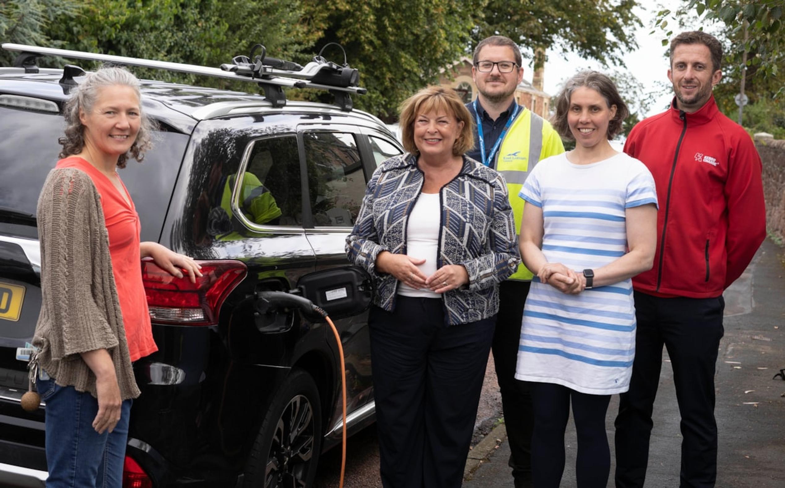 Cross-pavement charging in Scotland