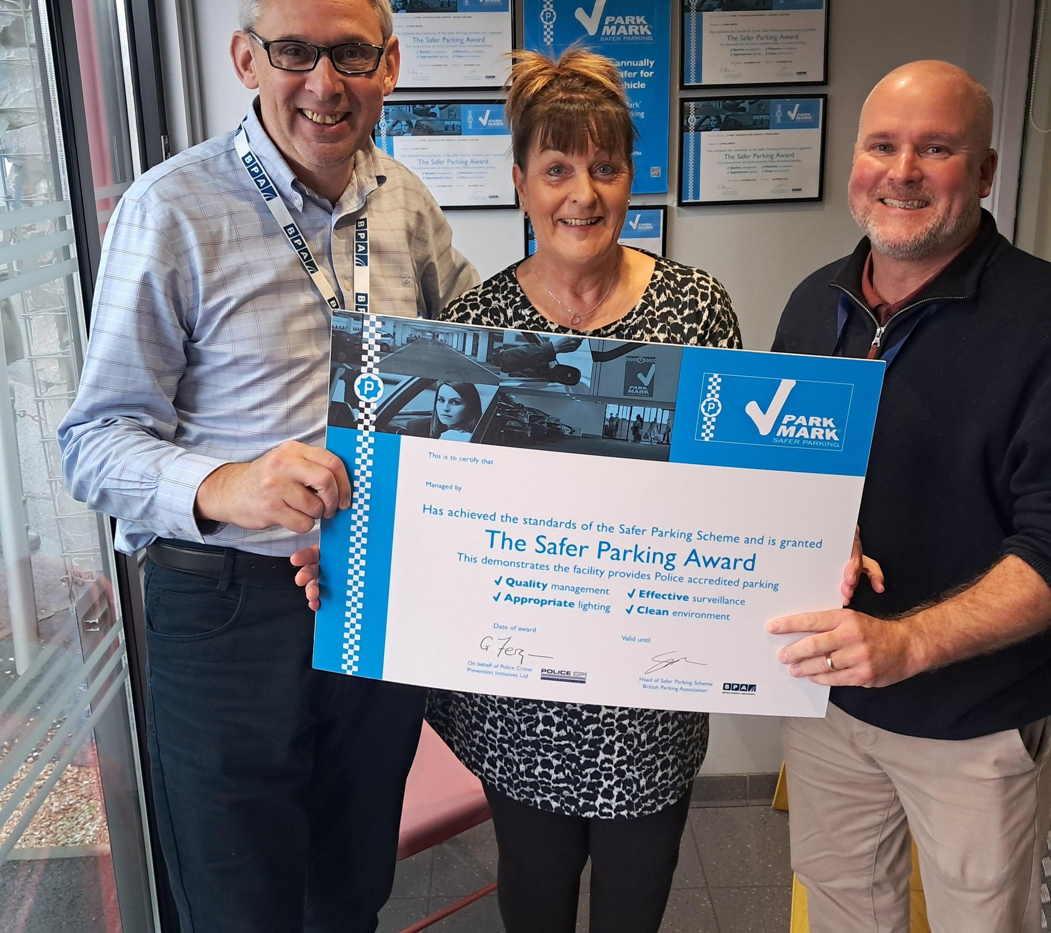 Q-Park earns Park Marks at Taunton’s Musgrove Park Hospital