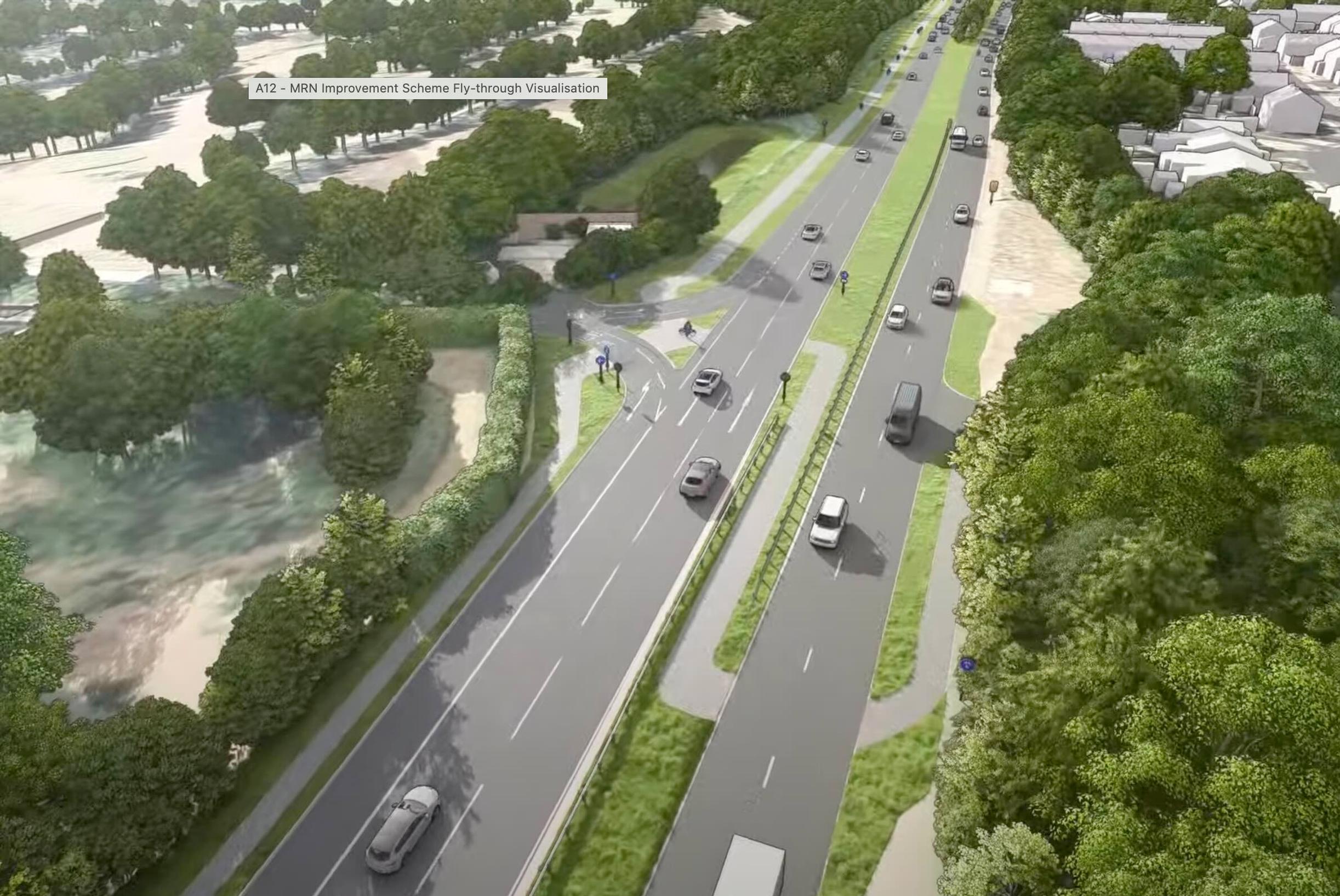 Mobility Hub and cycle lanes feature in Suffolk’s £63m A12 upgrade