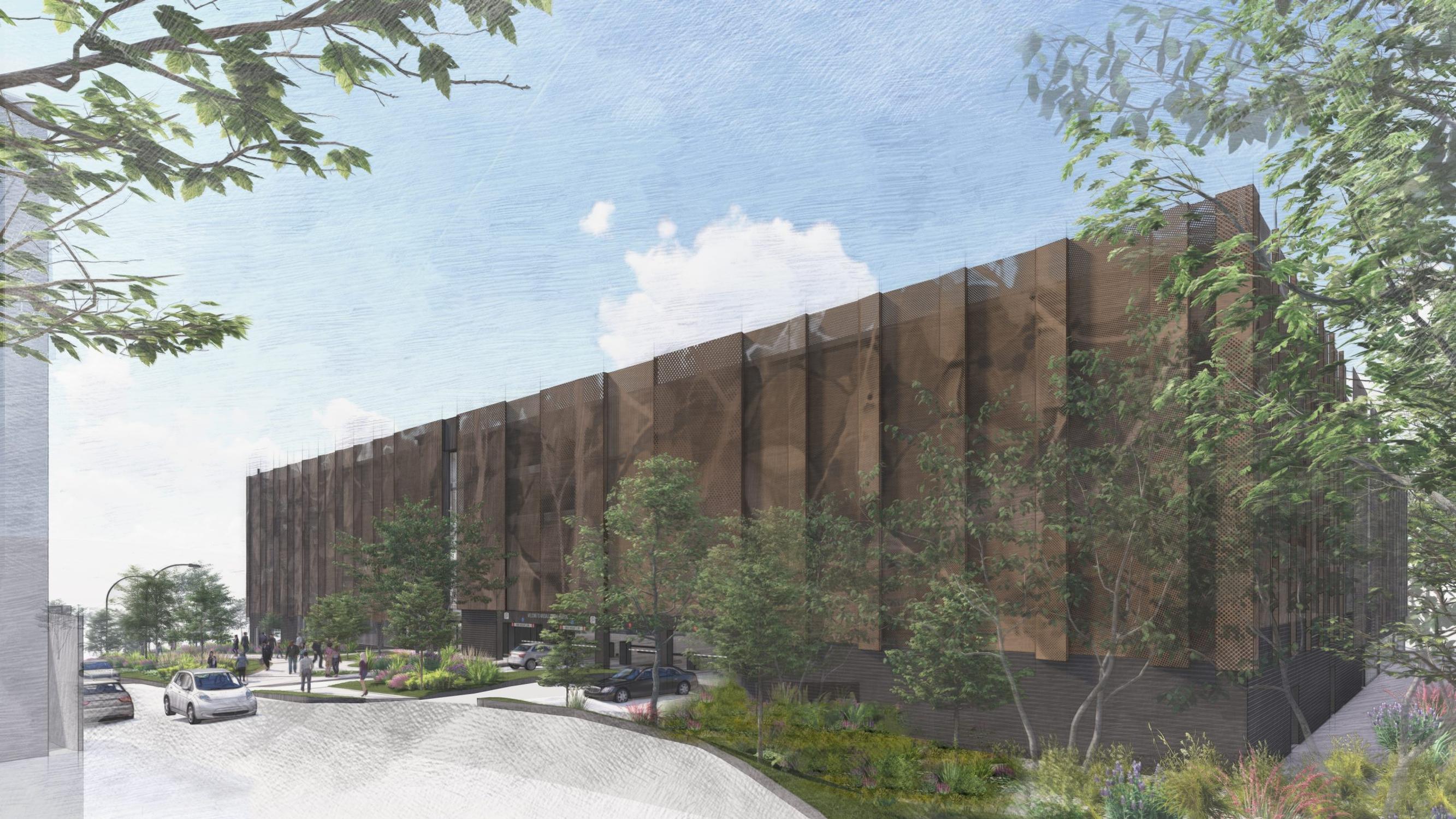 Concept design for the Airedale General Hospital car park