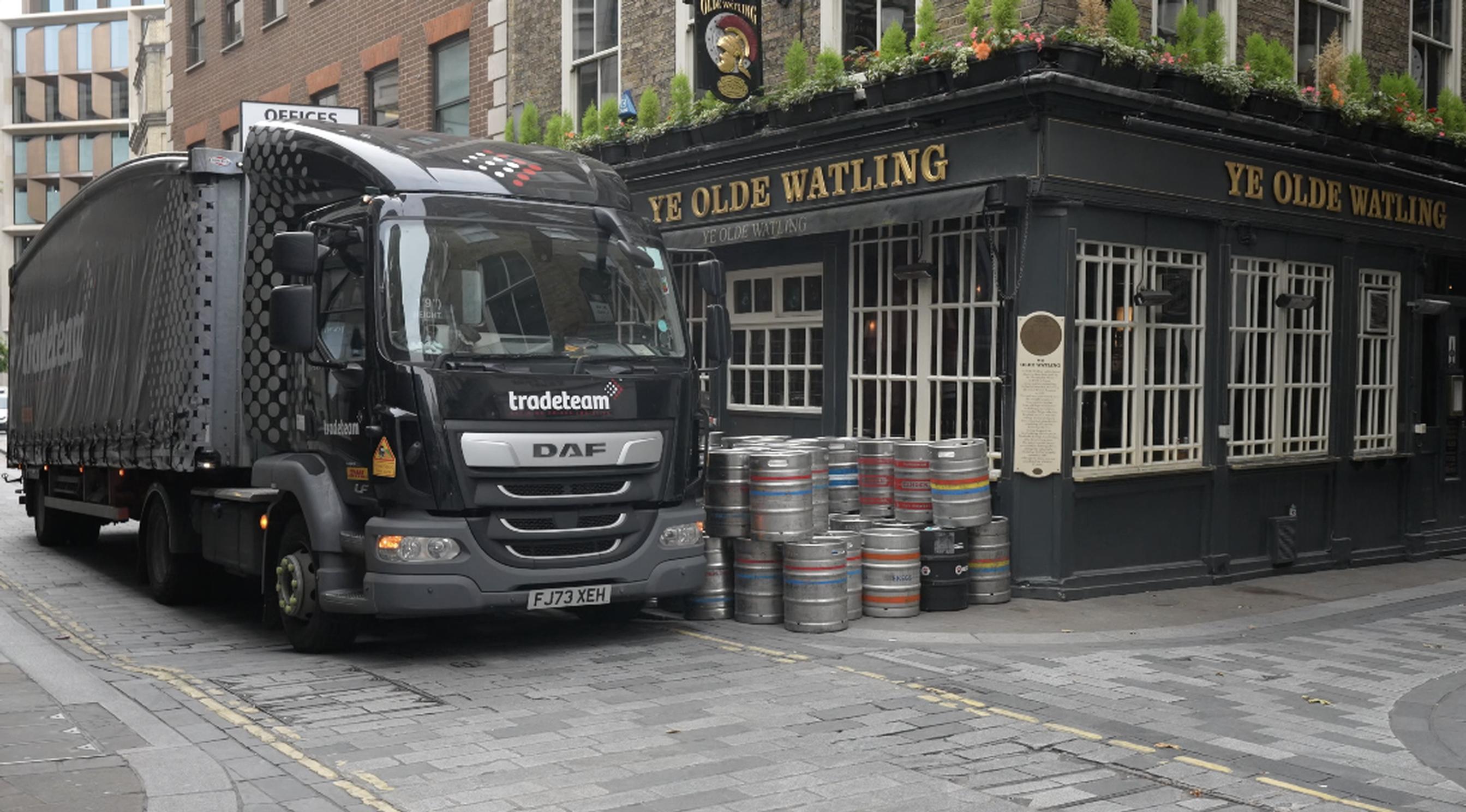 Brewery deliveries are a logistical challenge