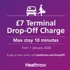 Drop-off fees increase and time limits introduced at Heathrow