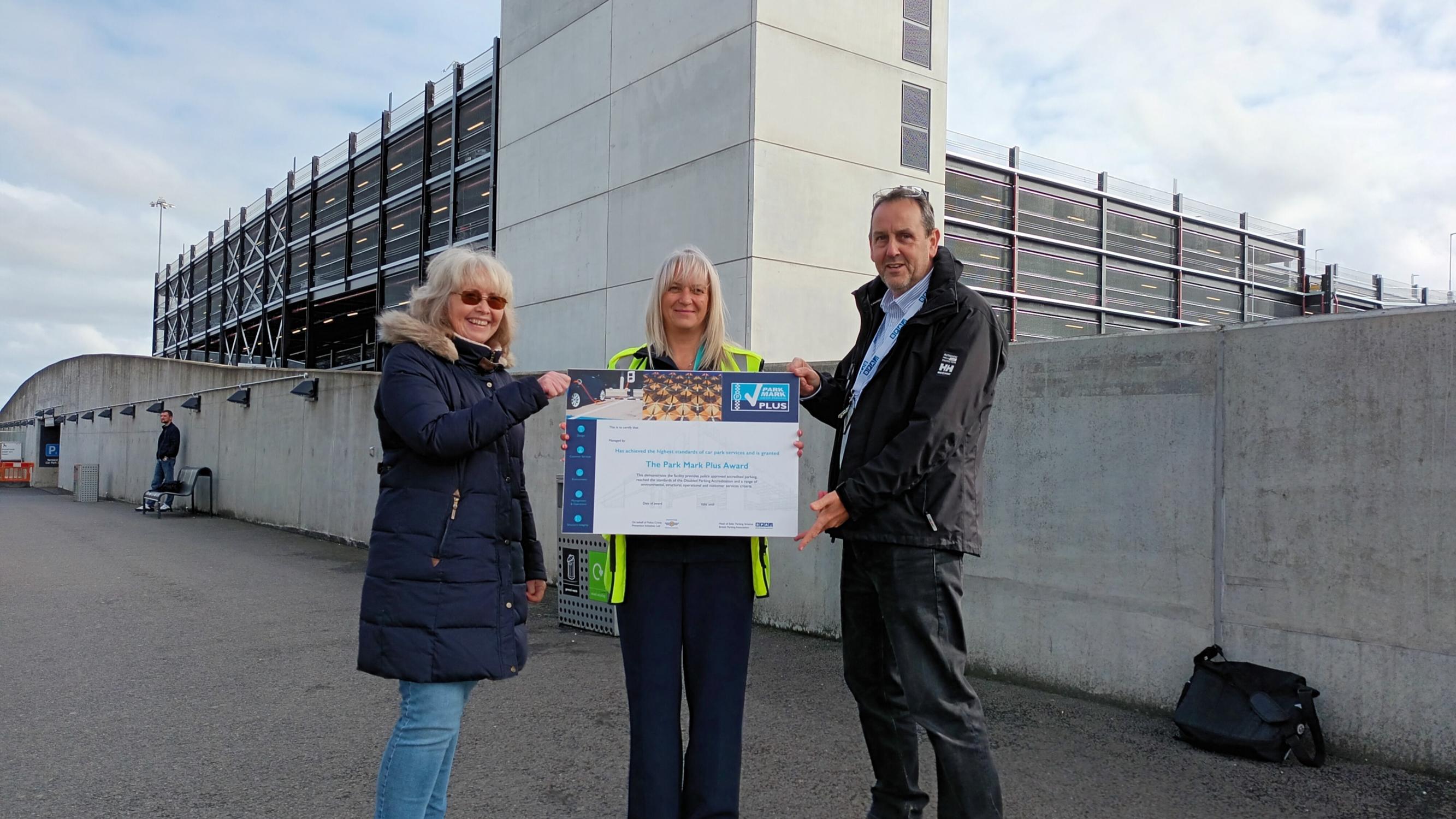 Luton Airport receives its Park Mark Plus