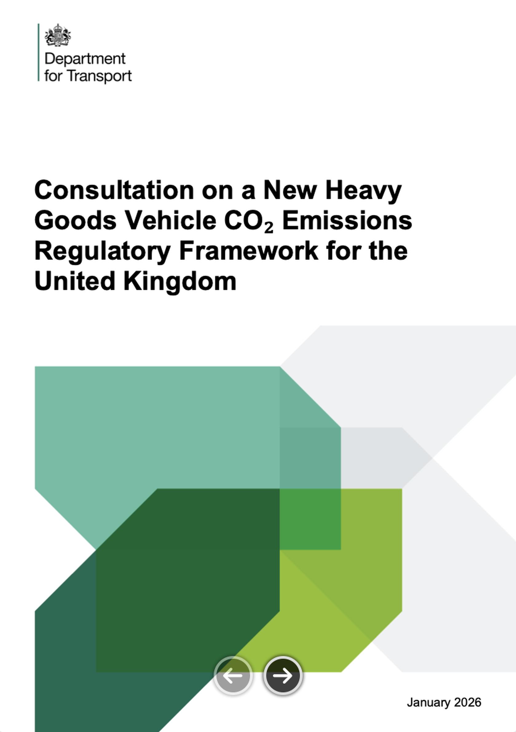 Government sets out roadmap for decarbonising HGVs