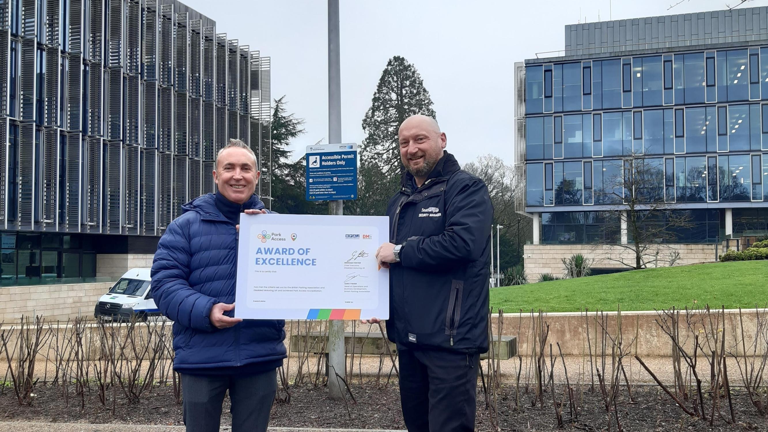 University of Southampton achieves Park Access accreditation