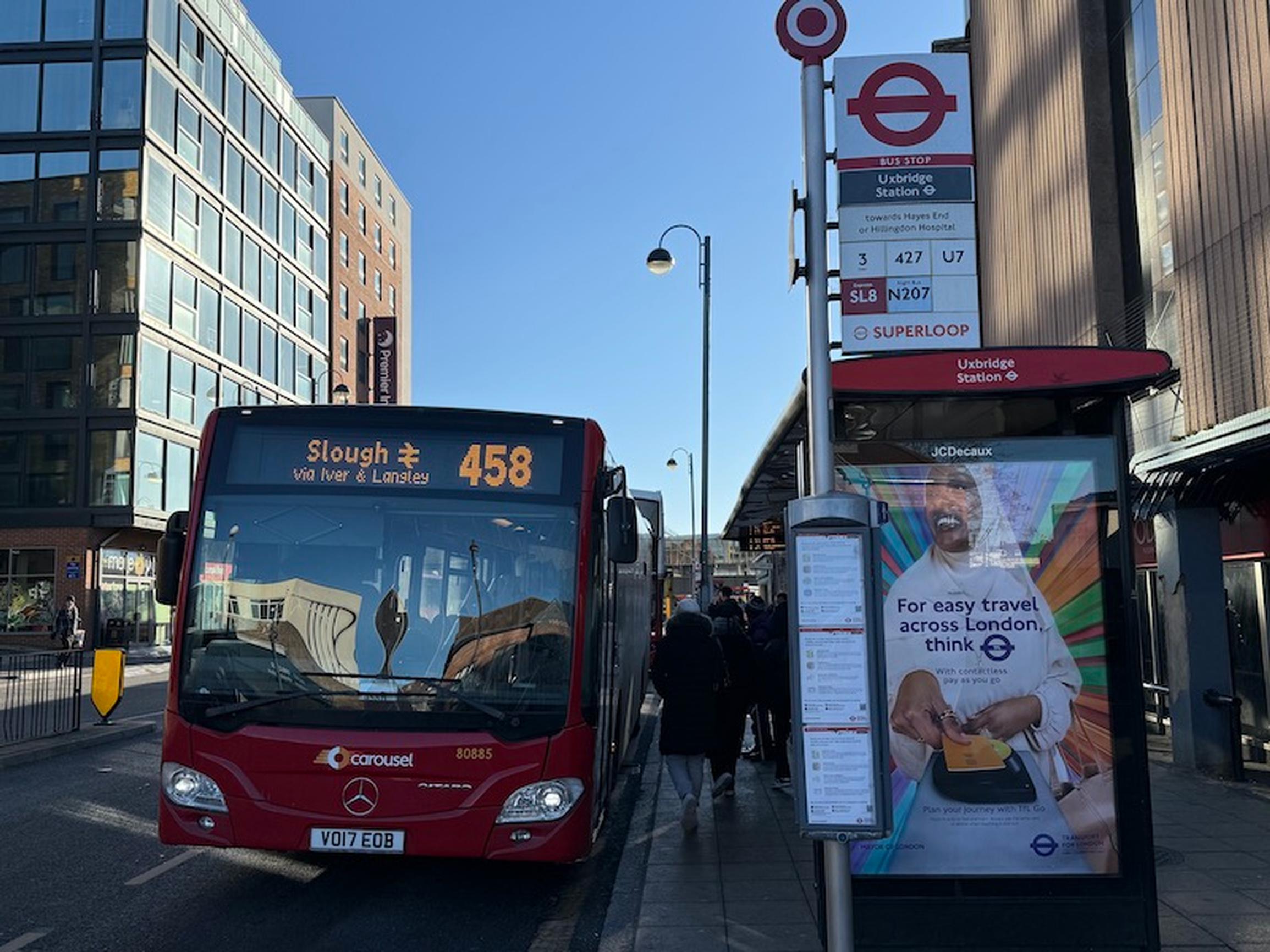 Carousel’s new route to Slough picks up passengers at Uxbridge