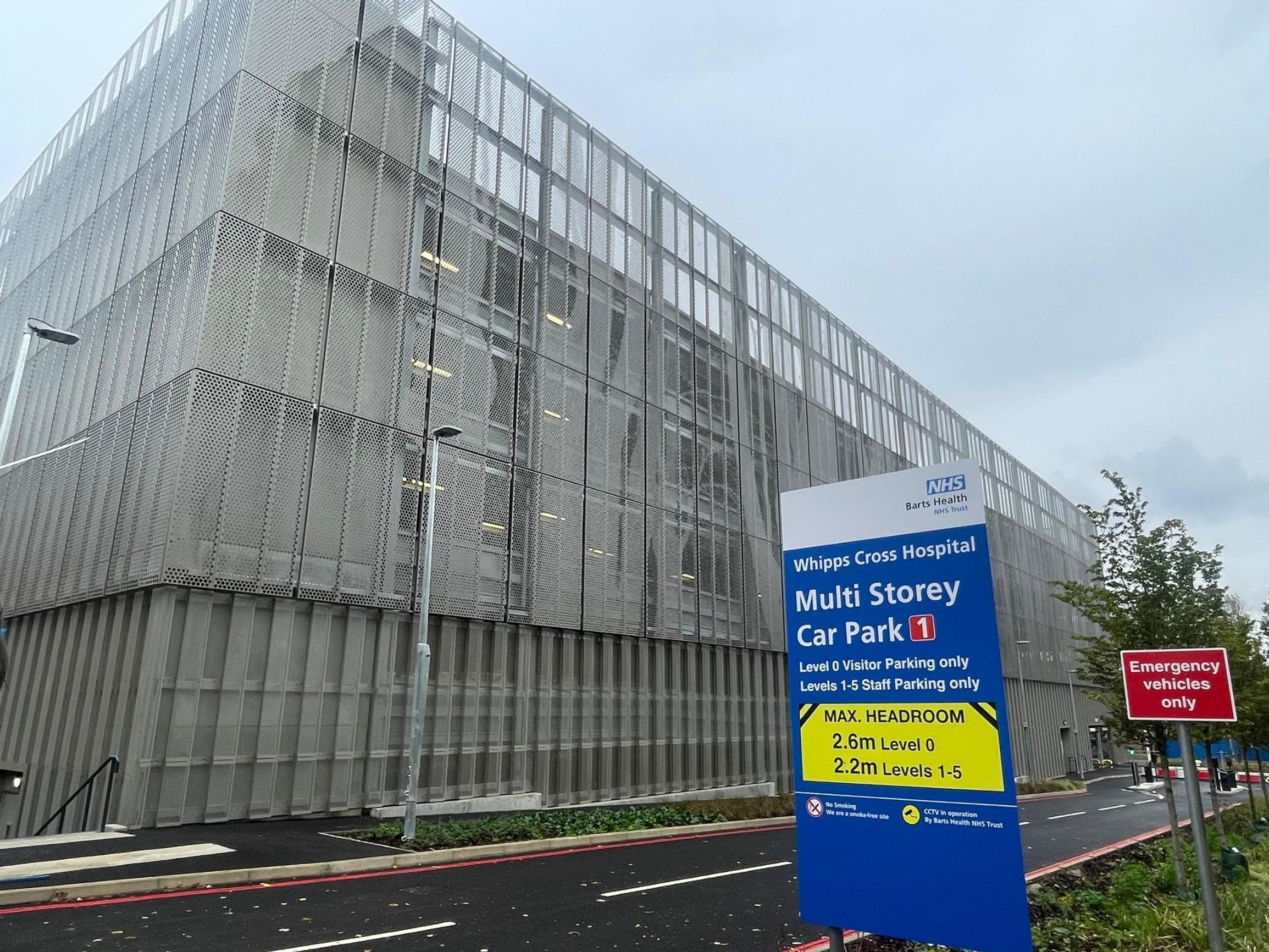 Whipps Cross Hospital car park