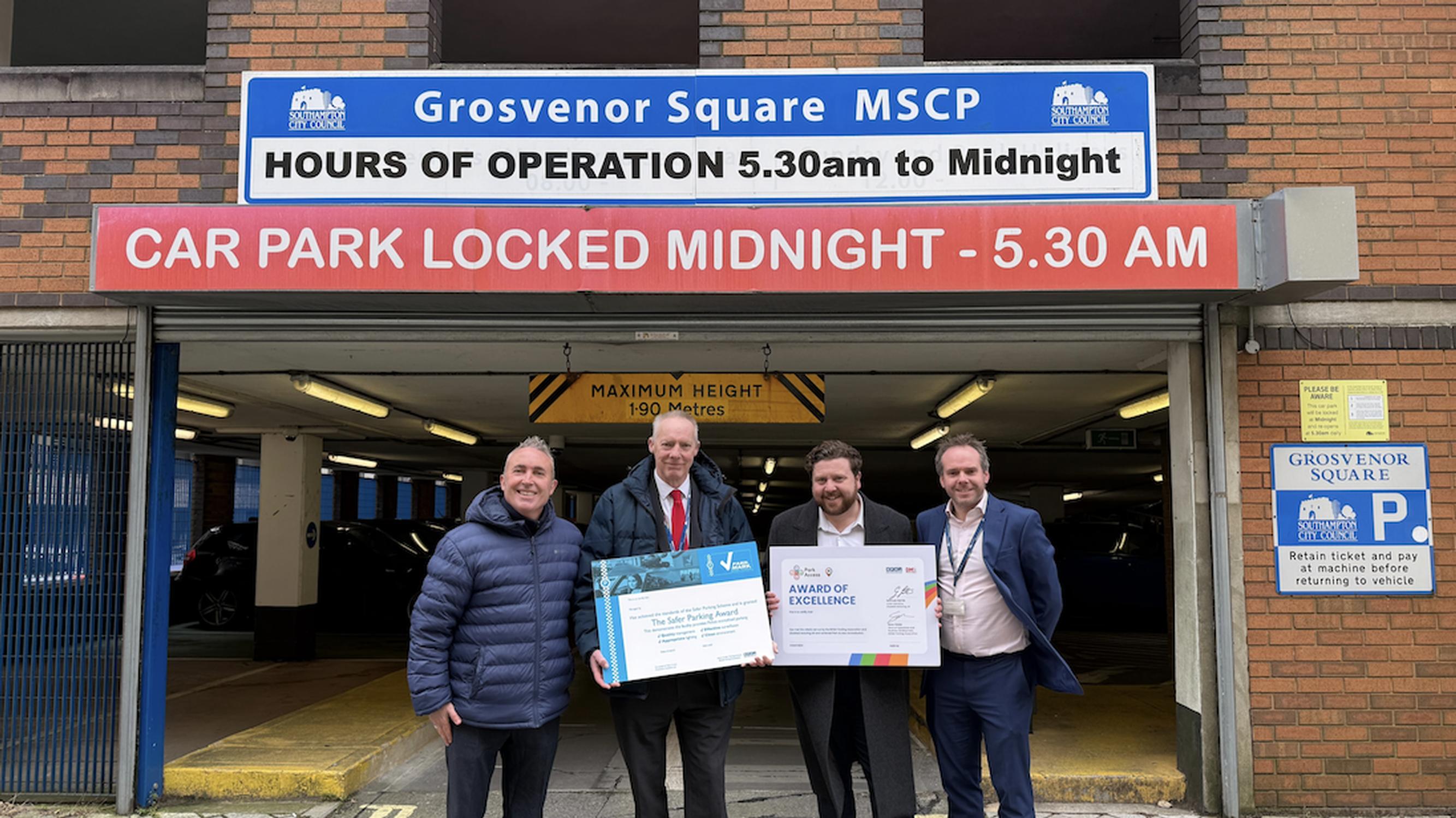 Southampton car parks receive Park Marks and Park Access