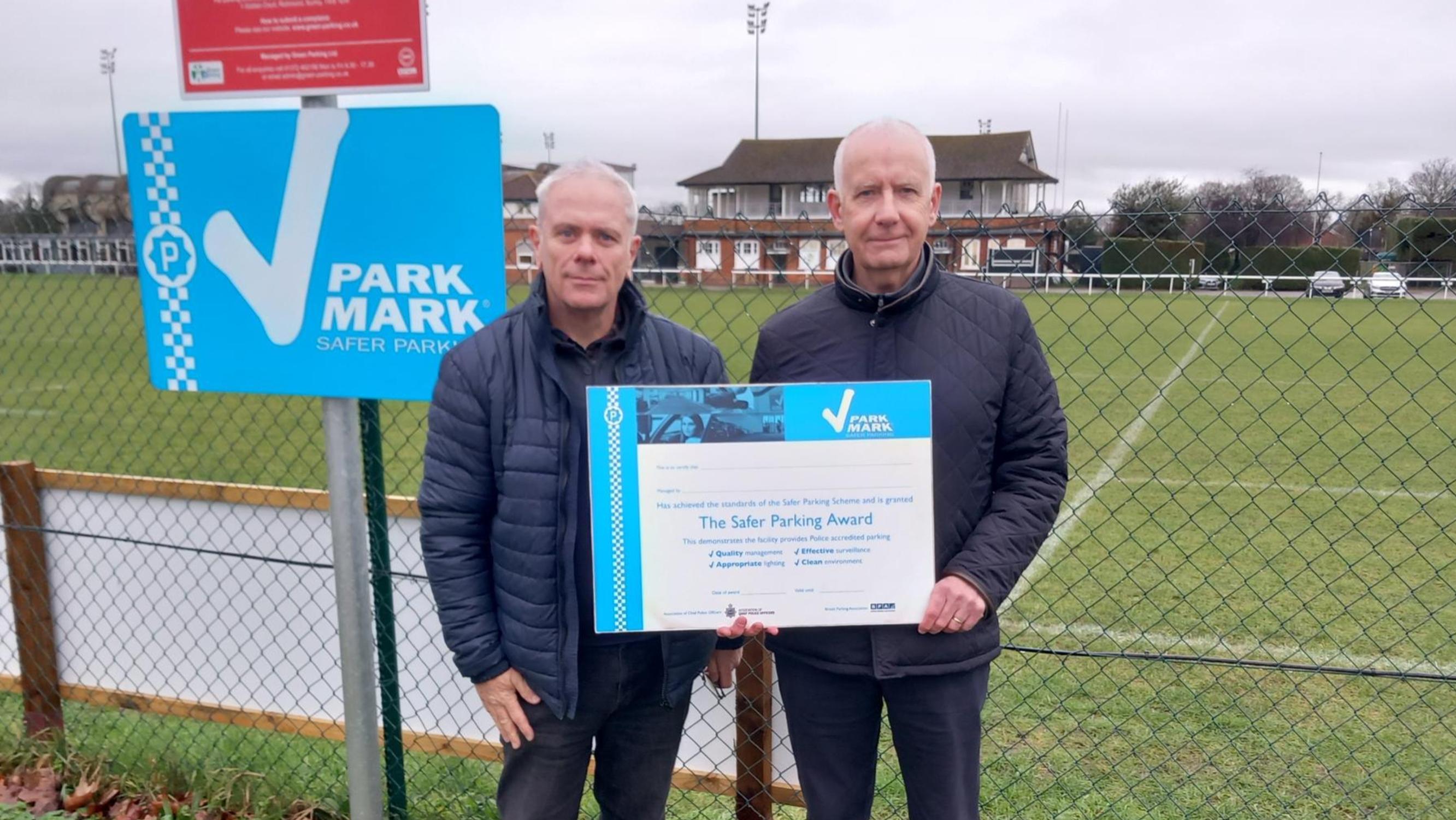 Green Parking wins Park Mark for Richmond Rugby Club