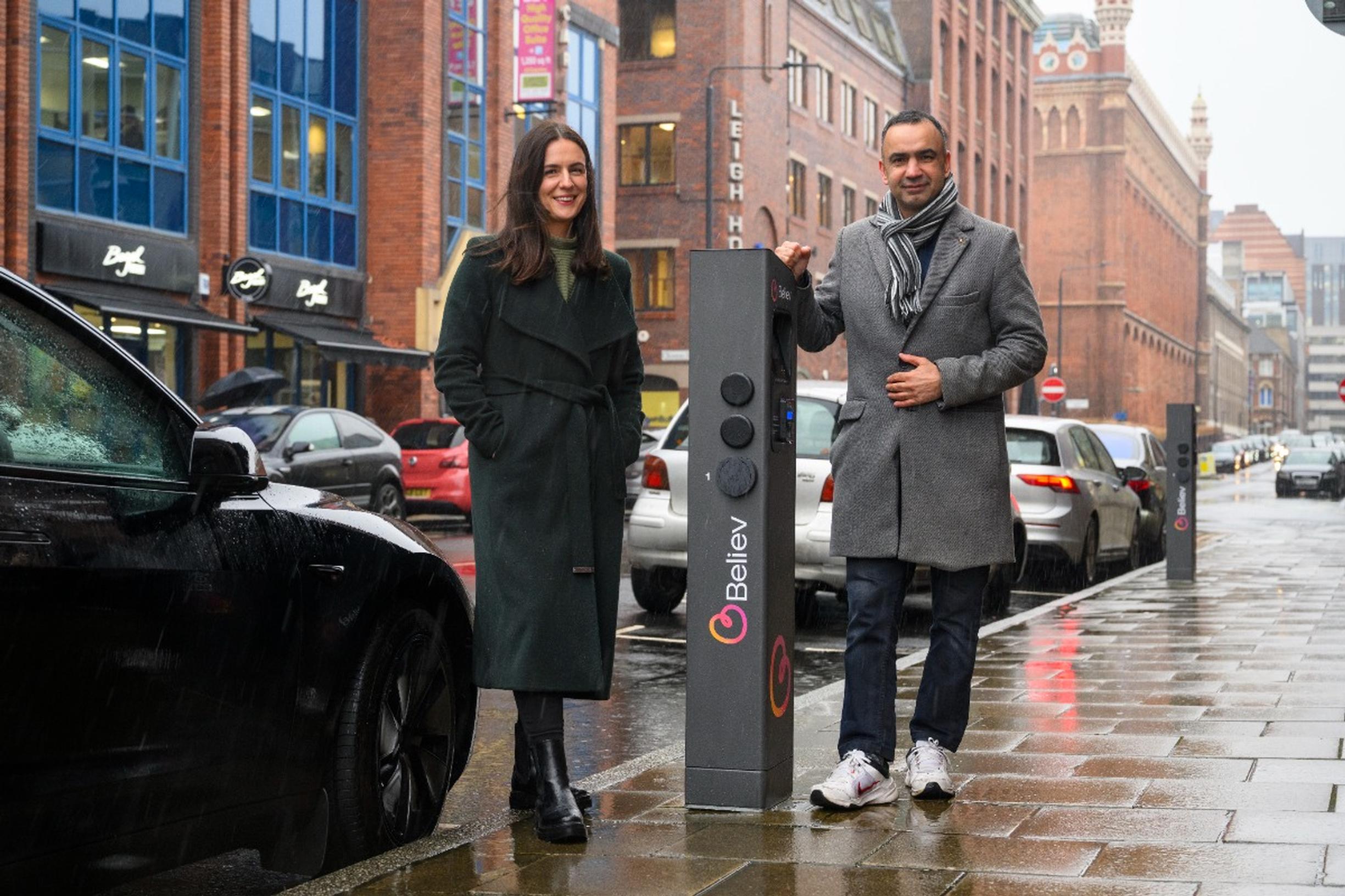Lucy Day, senior account manager at Believ, and Cllr Mohammed Rafique