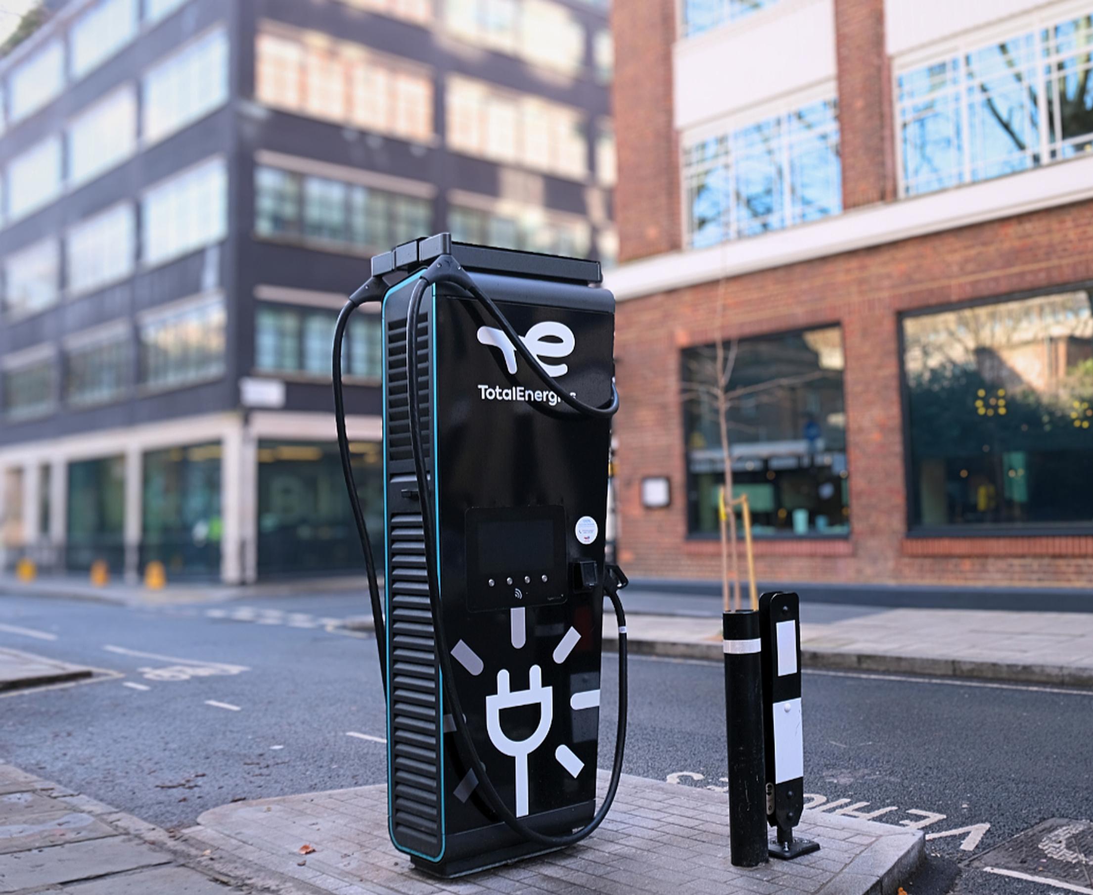 A TotalEnergies charger