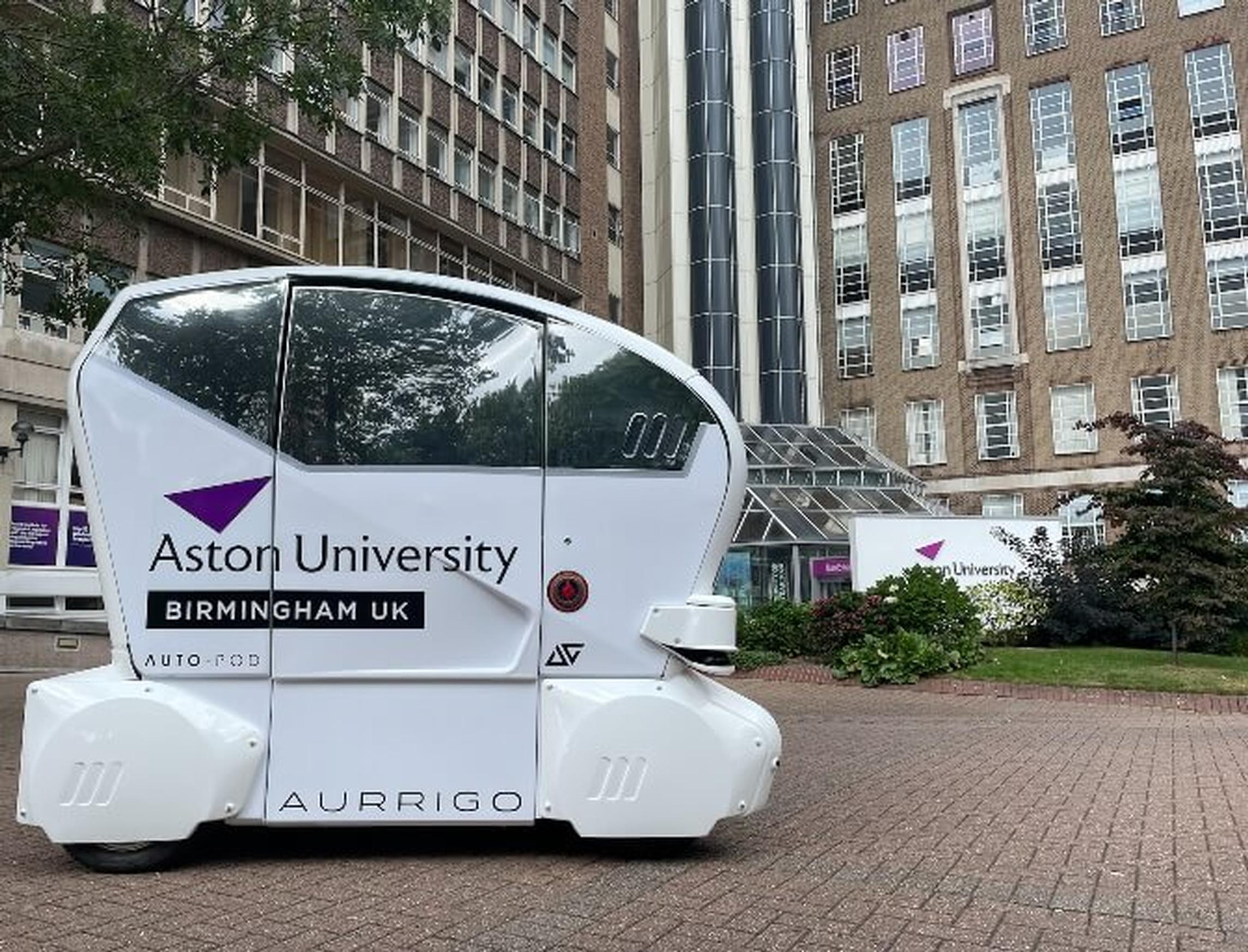 The Aston University project has led to Aurrigo’s driverless vehicles being able to see and recognise objects in greater detail